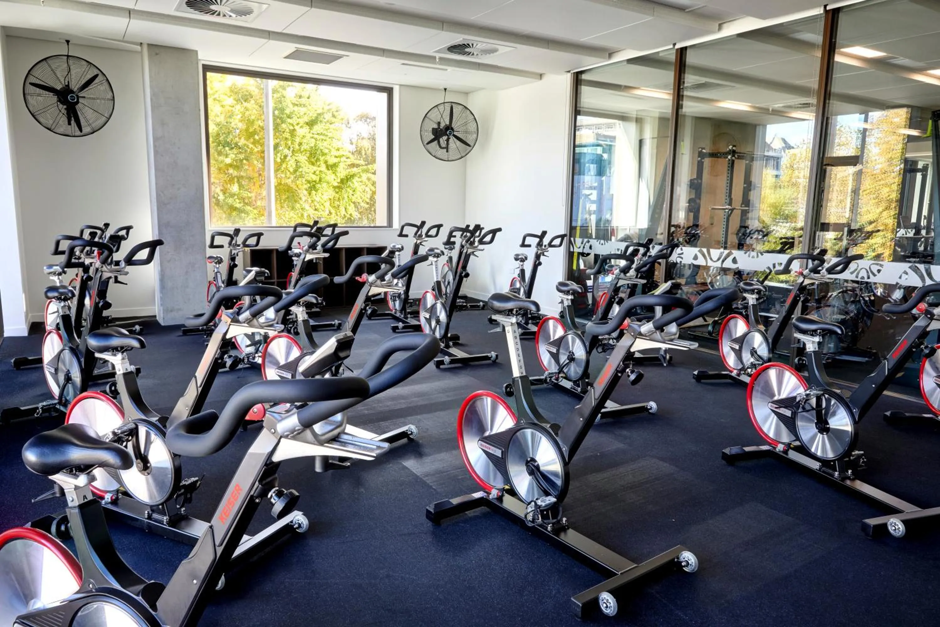 Fitness centre/facilities in Hotel Give