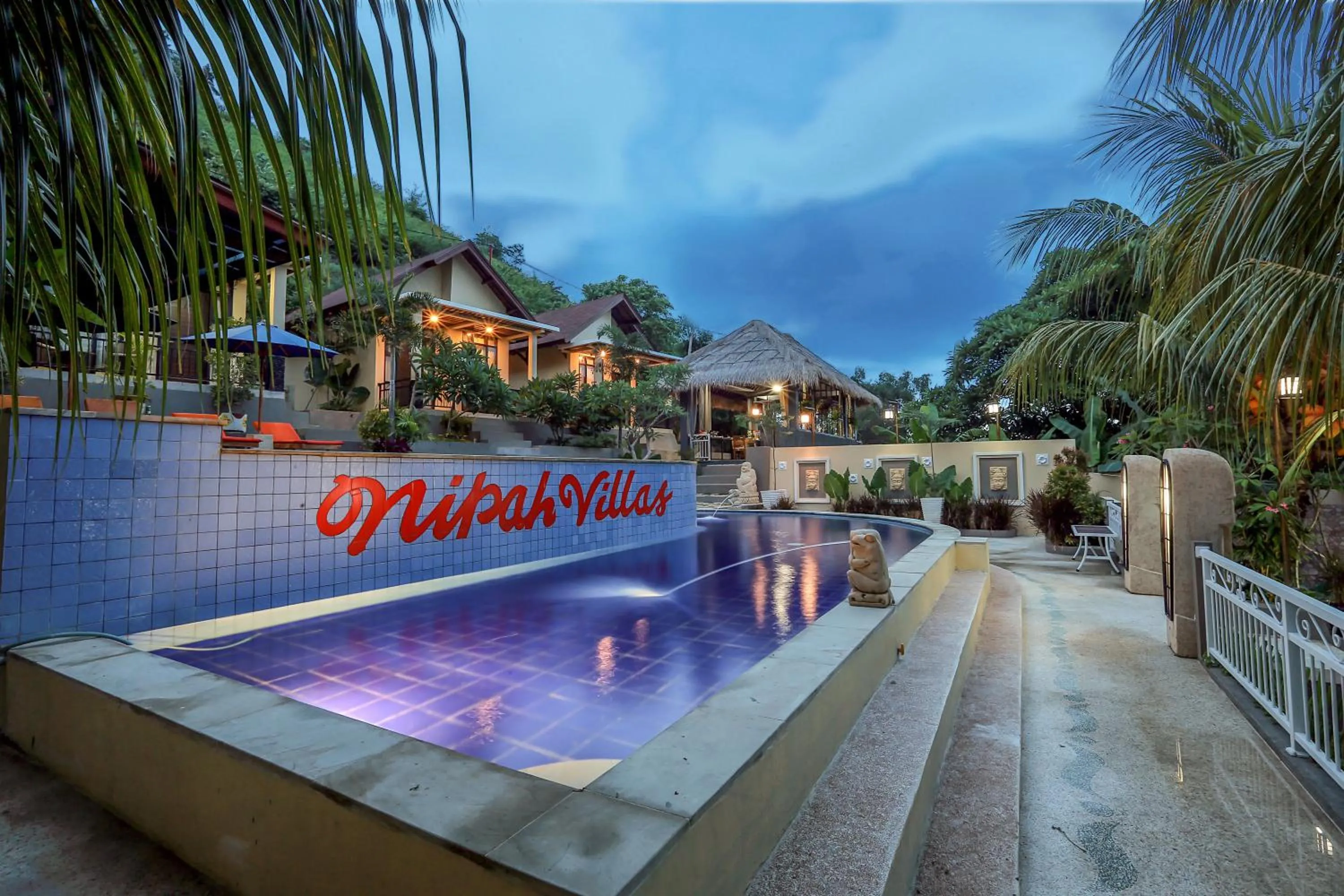 Pool view in Nipah Villas