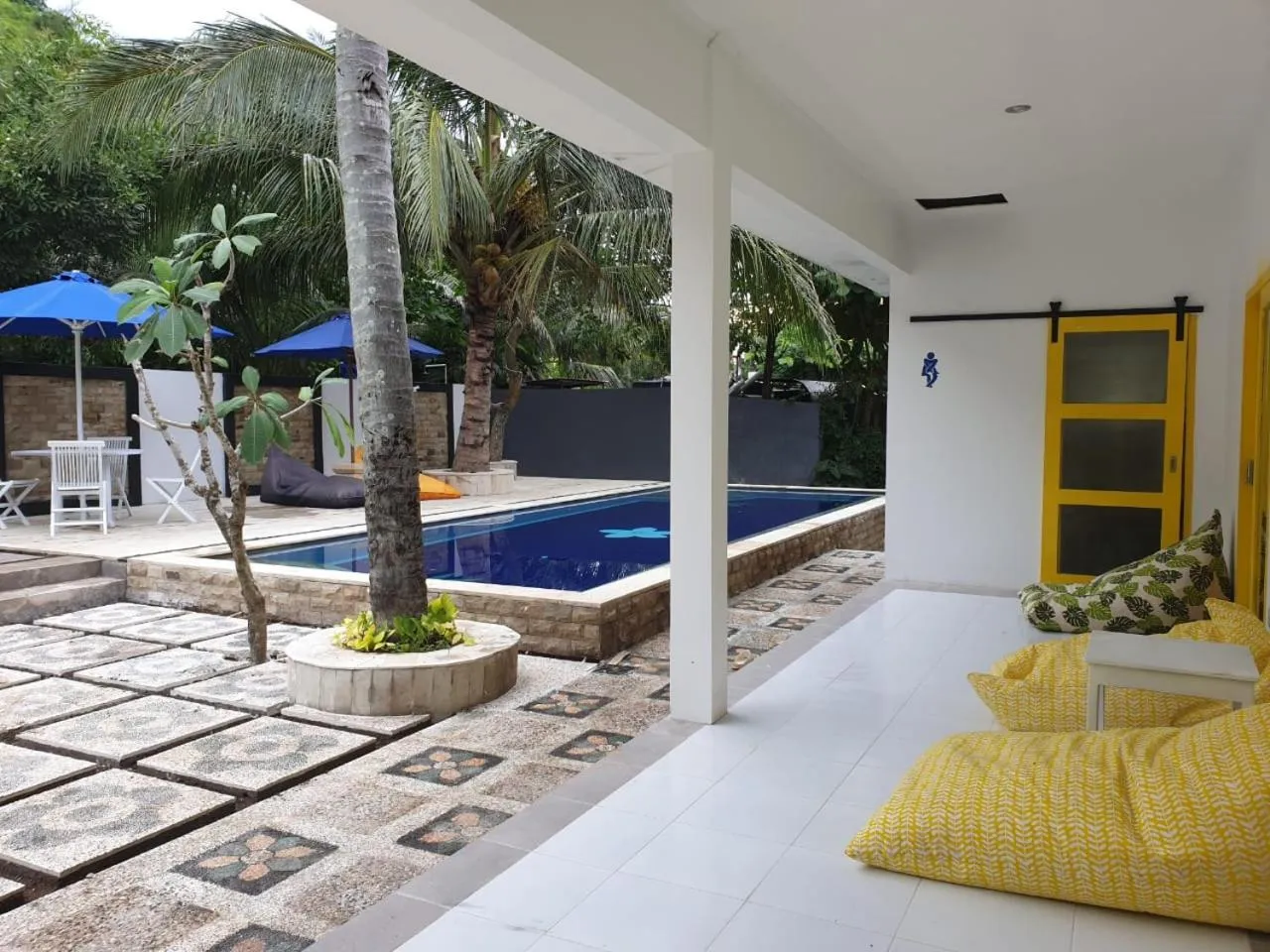Pool view in Nipah Villas