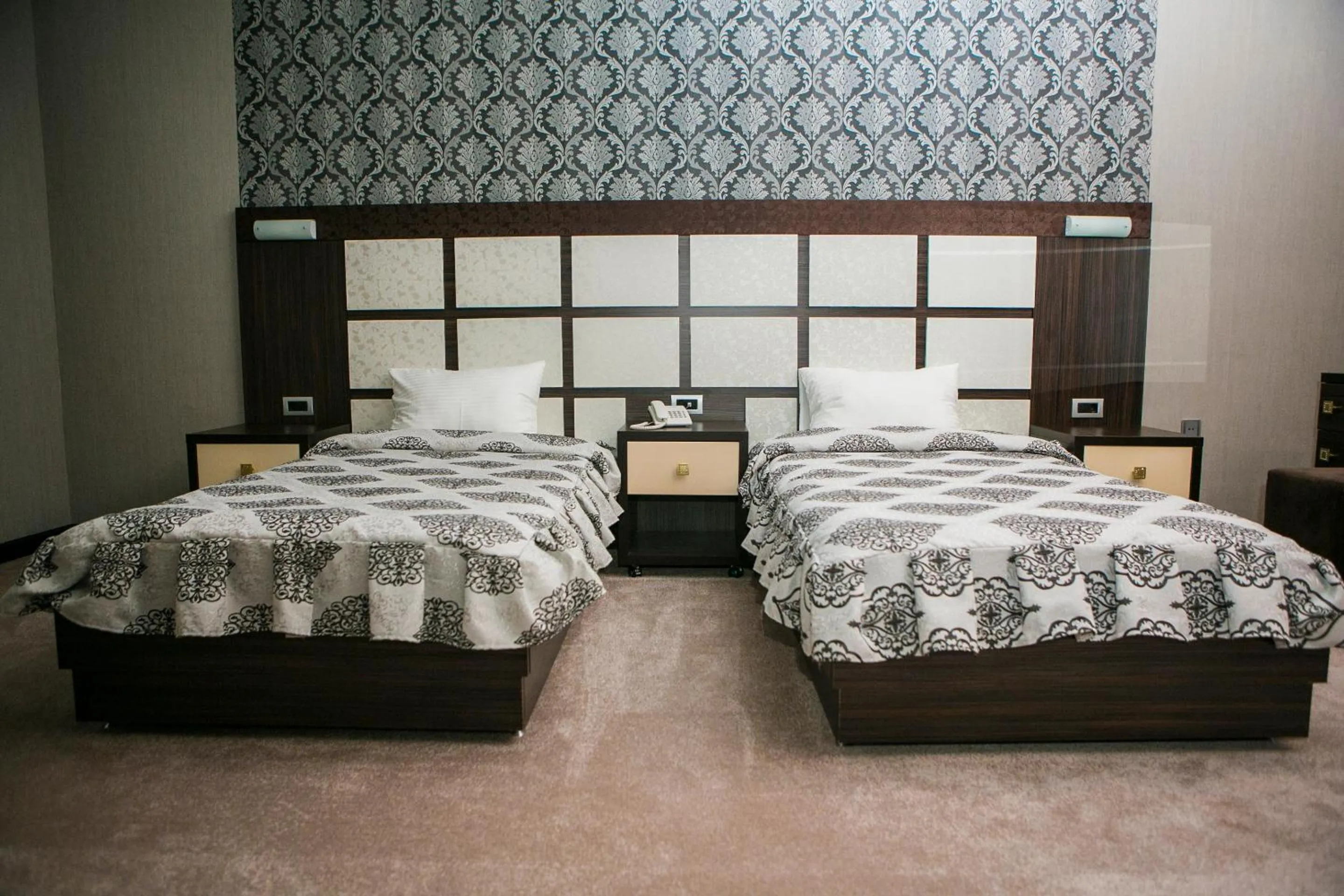 Photo of the whole room, Bed in Azalea Hotel Baku