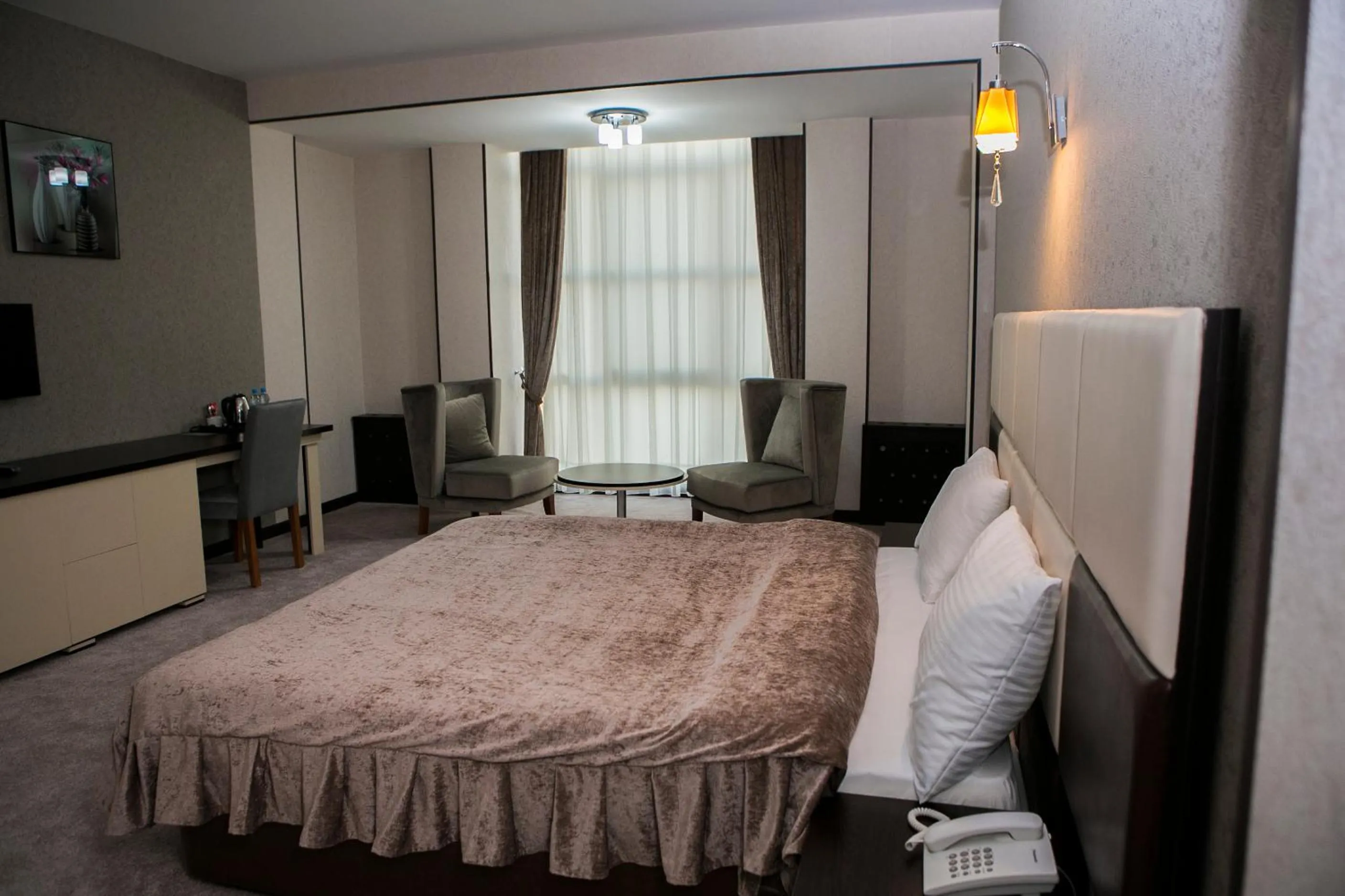 Photo of the whole room, Bed in Azalea Hotel Baku