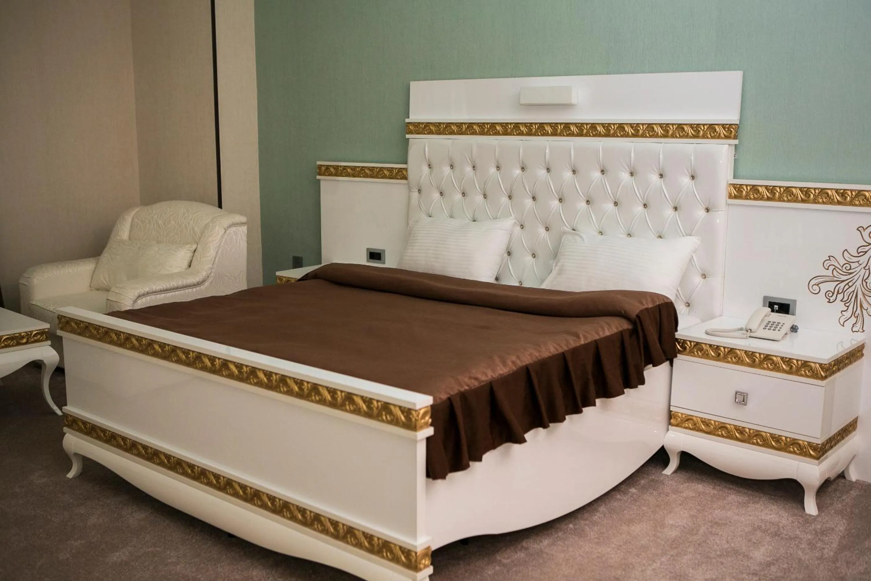 Photo of the whole room, Bed in Azalea Hotel Baku