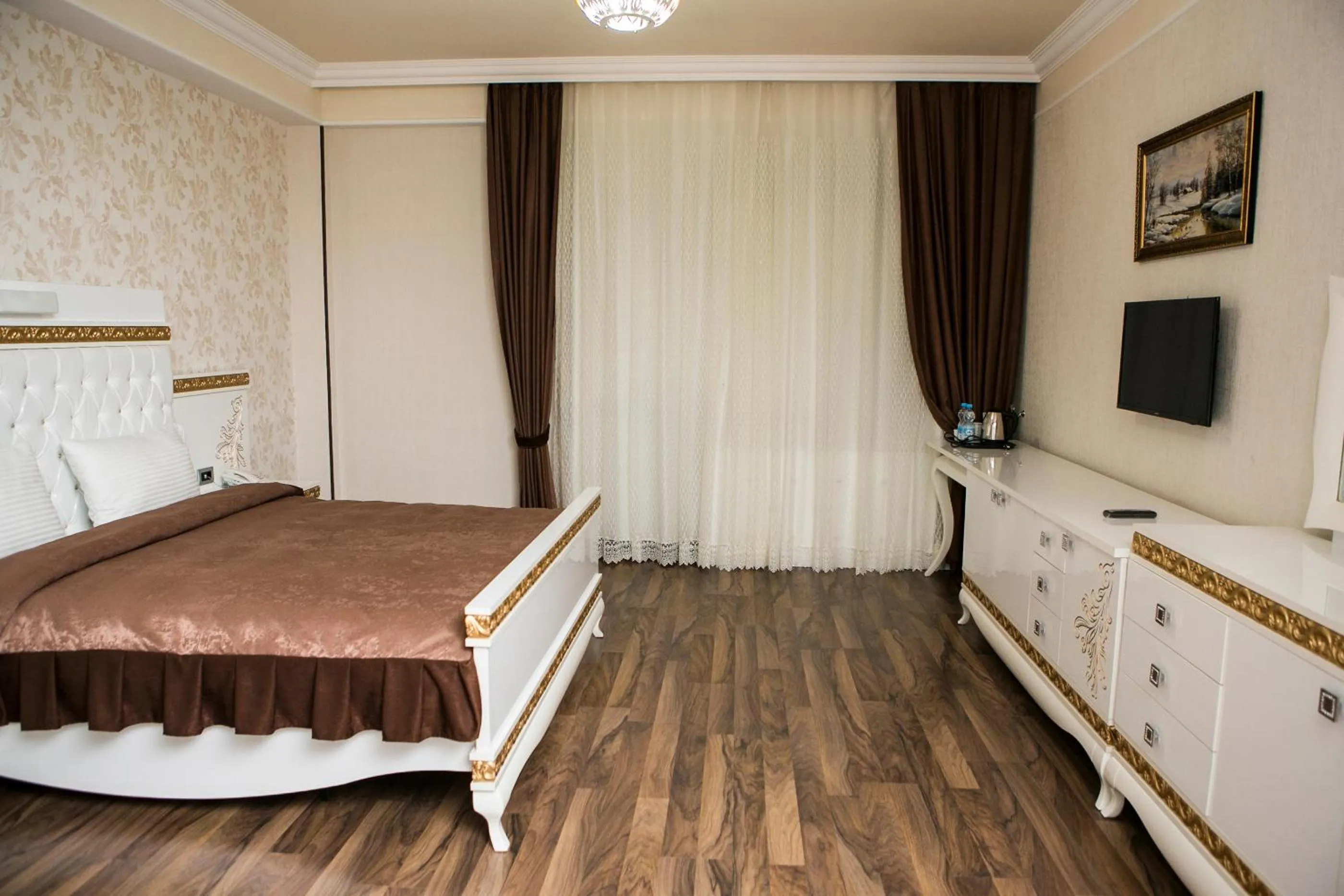 Photo of the whole room, Bed in Azalea Hotel Baku