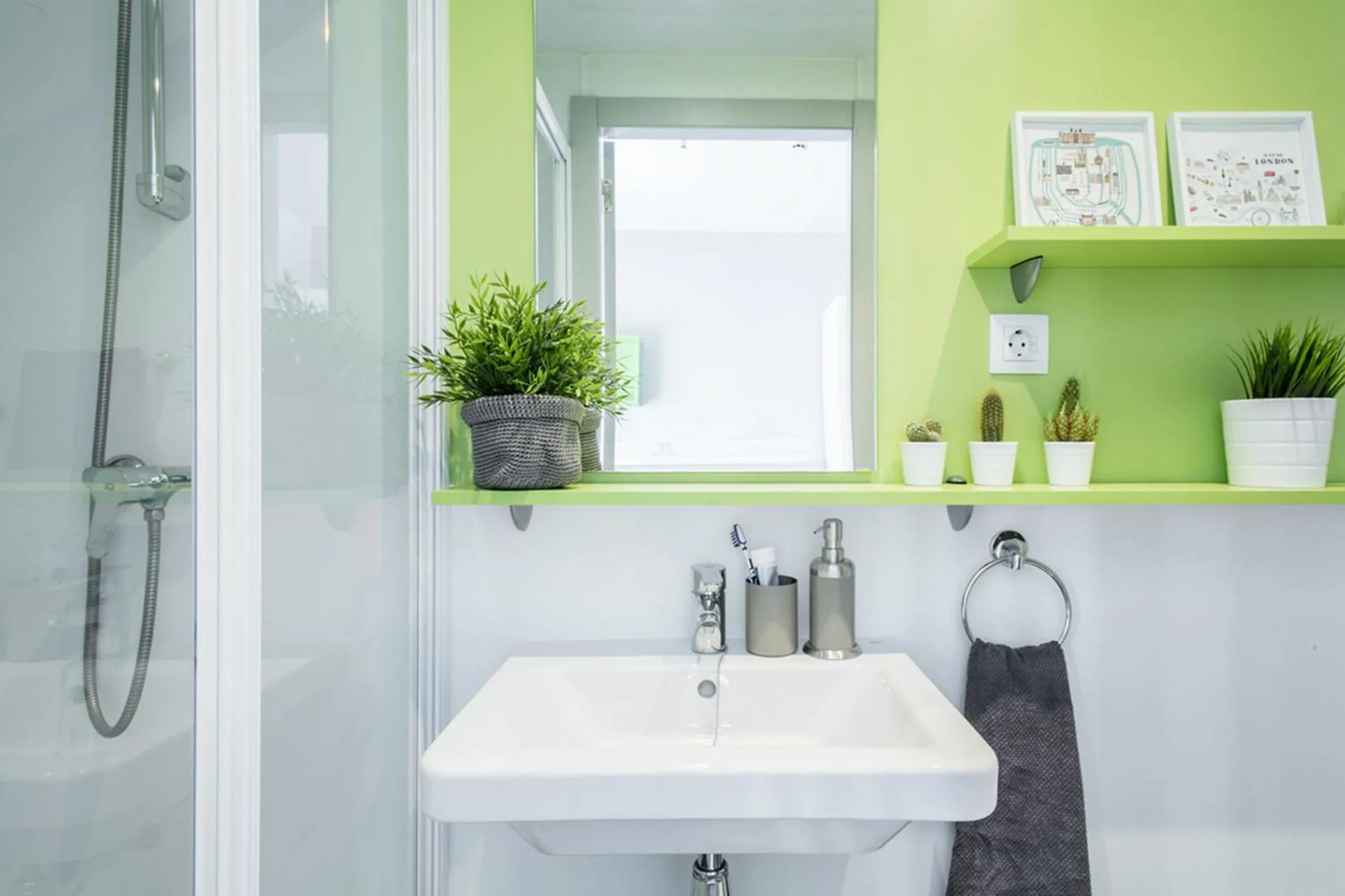 Bathroom in Residencia Universitaria Resa Barcelona Diagonal