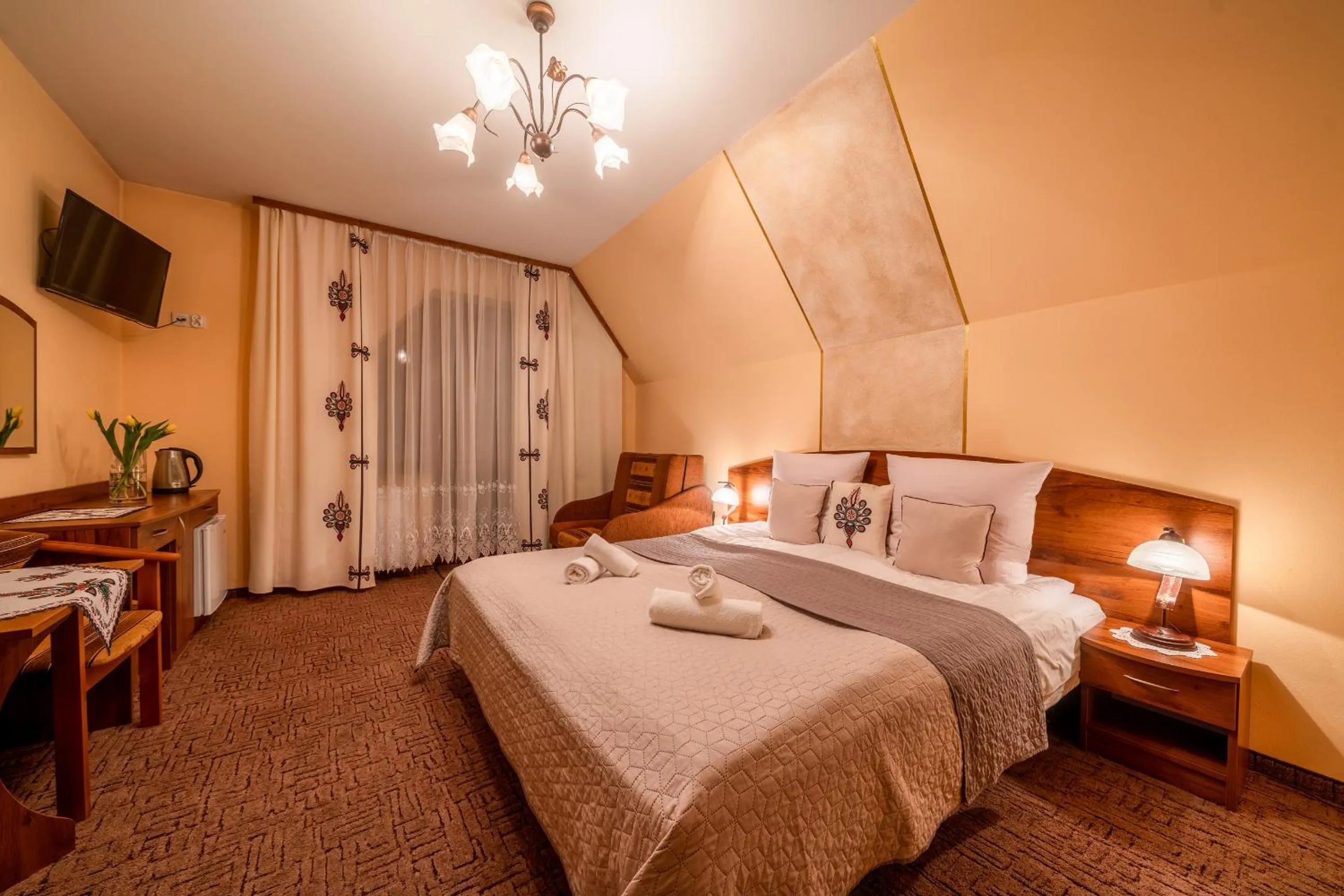 Photo of the whole room, Bed in Willa u Zwijaczy