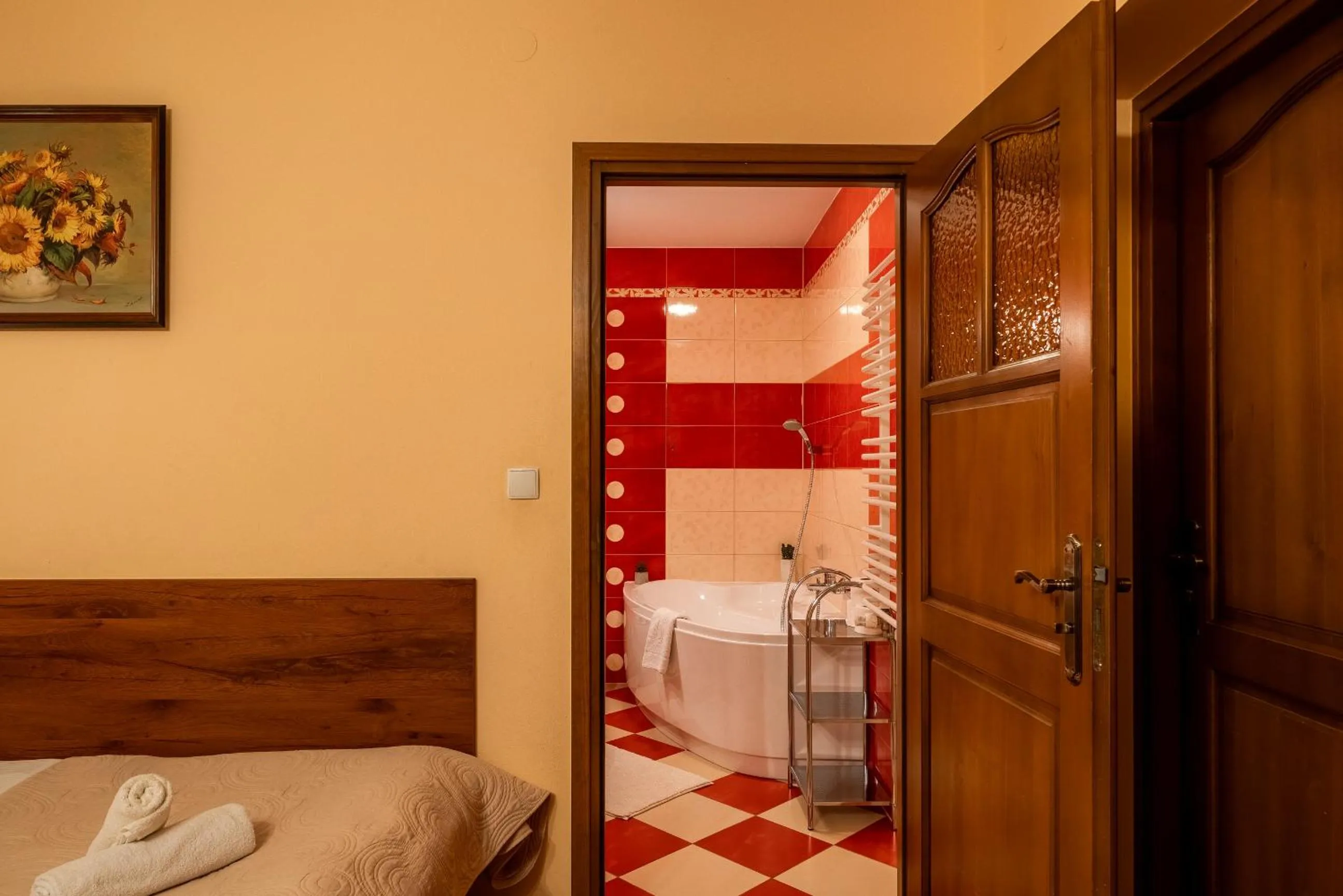 Bathroom, Bed in Willa u Zwijaczy