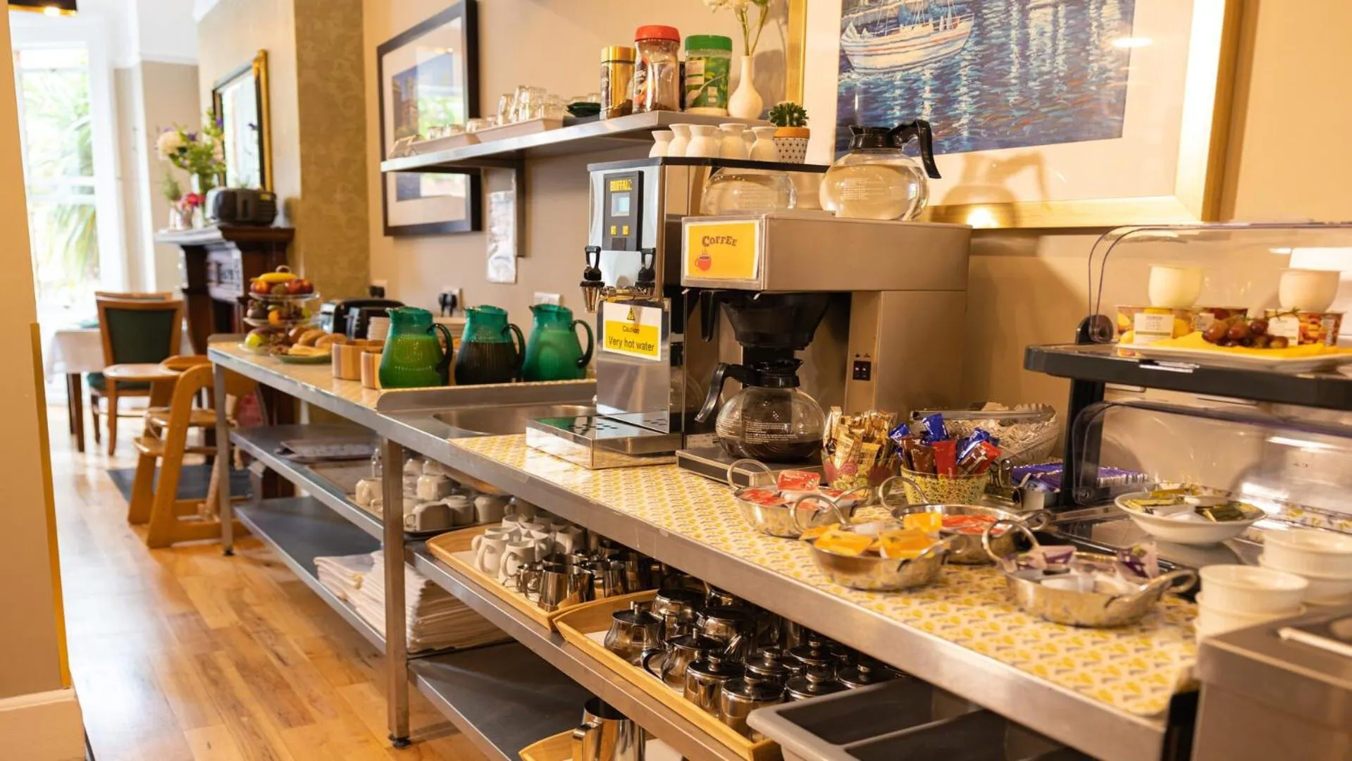 Dining area in Egans House