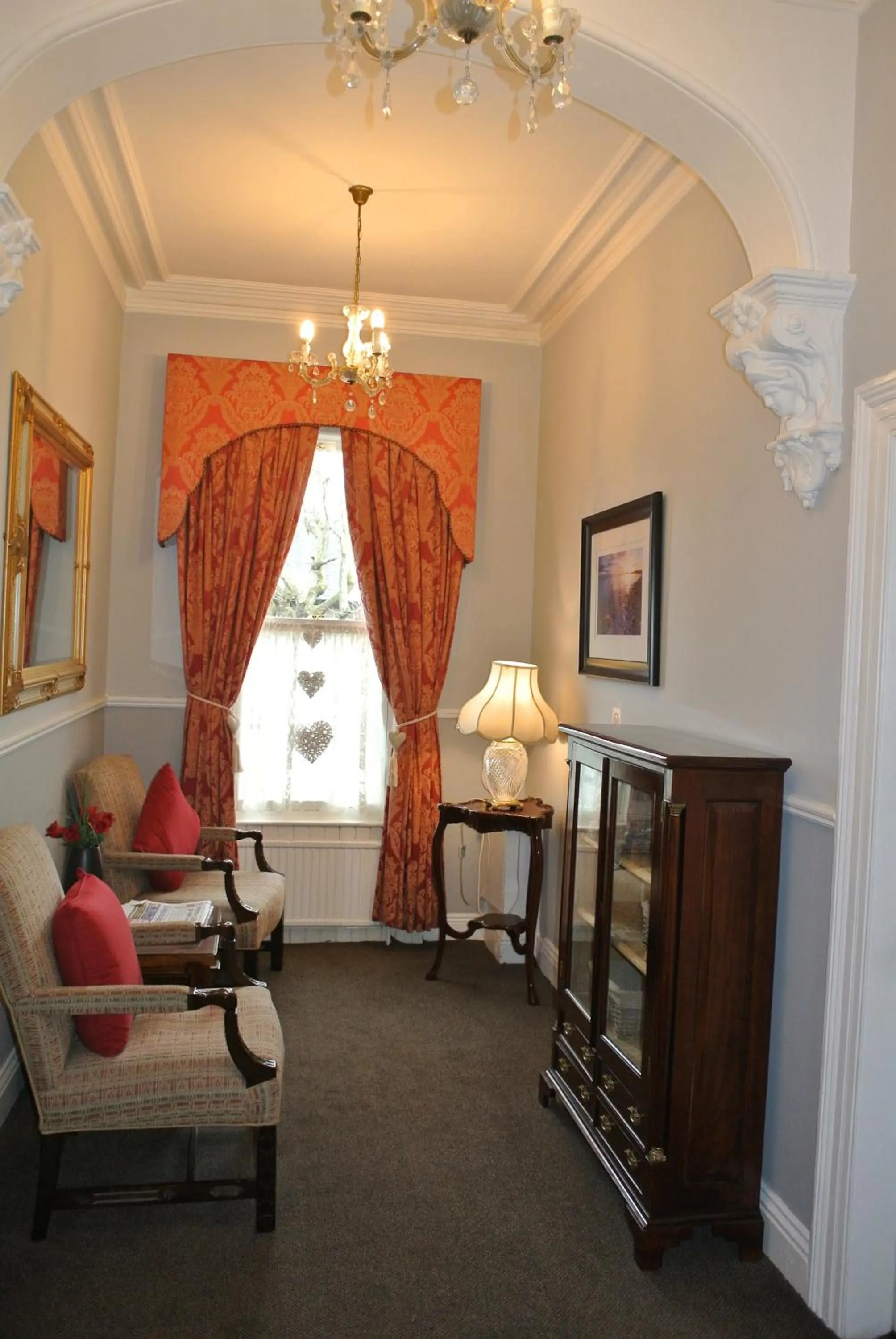 Seating area in Egans House