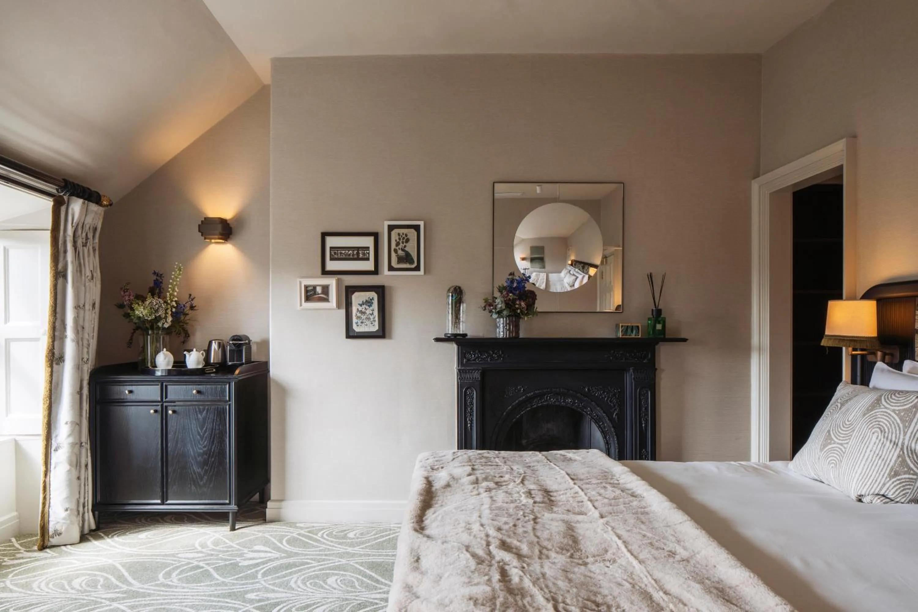 Bedroom, Bed in Townhouse on the Green