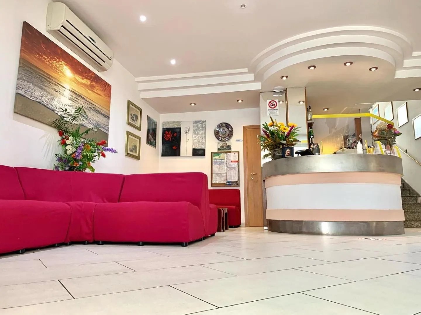 Lobby or reception in Hotel Tre Grazie