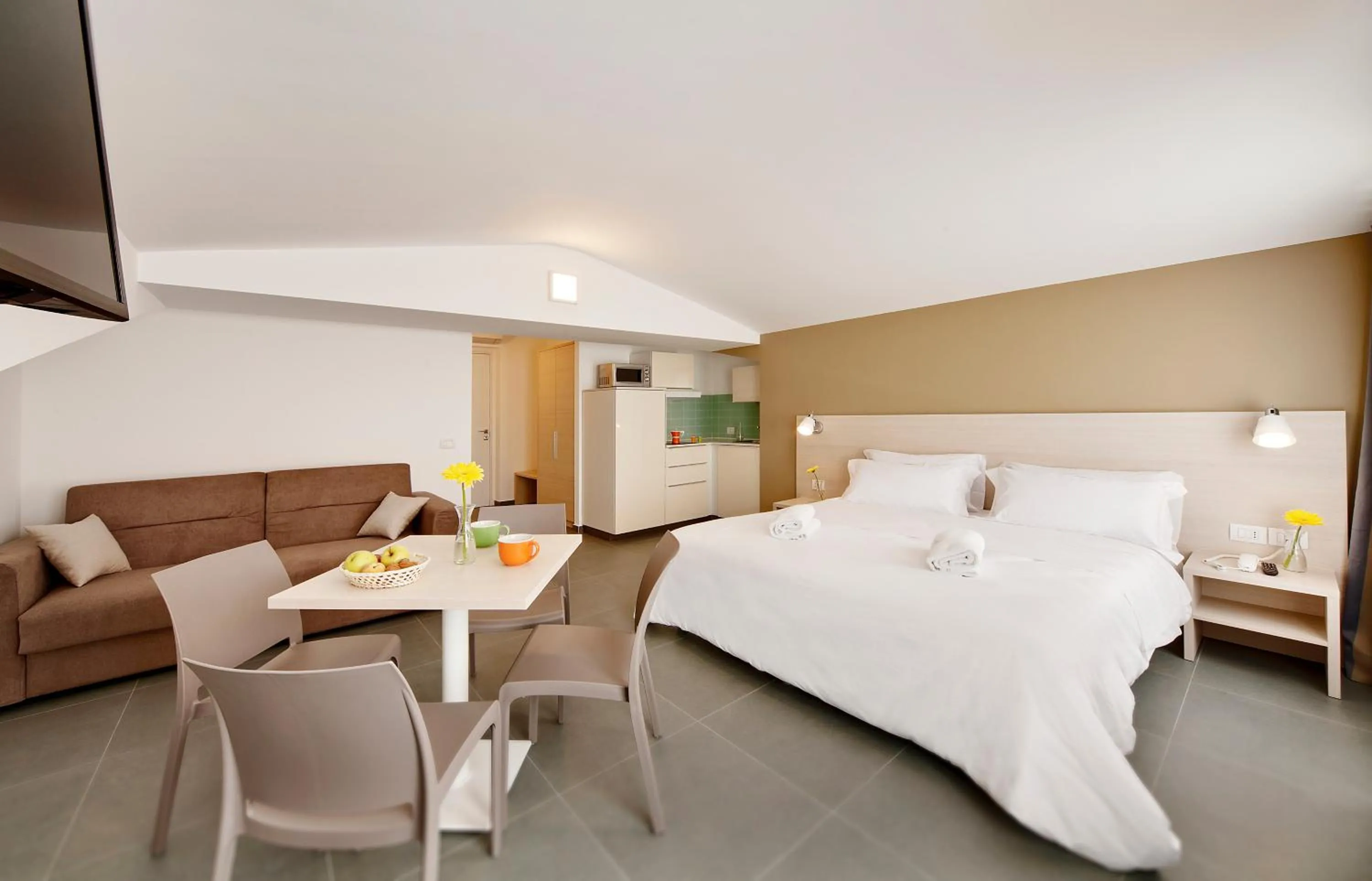 Photo of the whole room, Bed in Residence Dei Viali