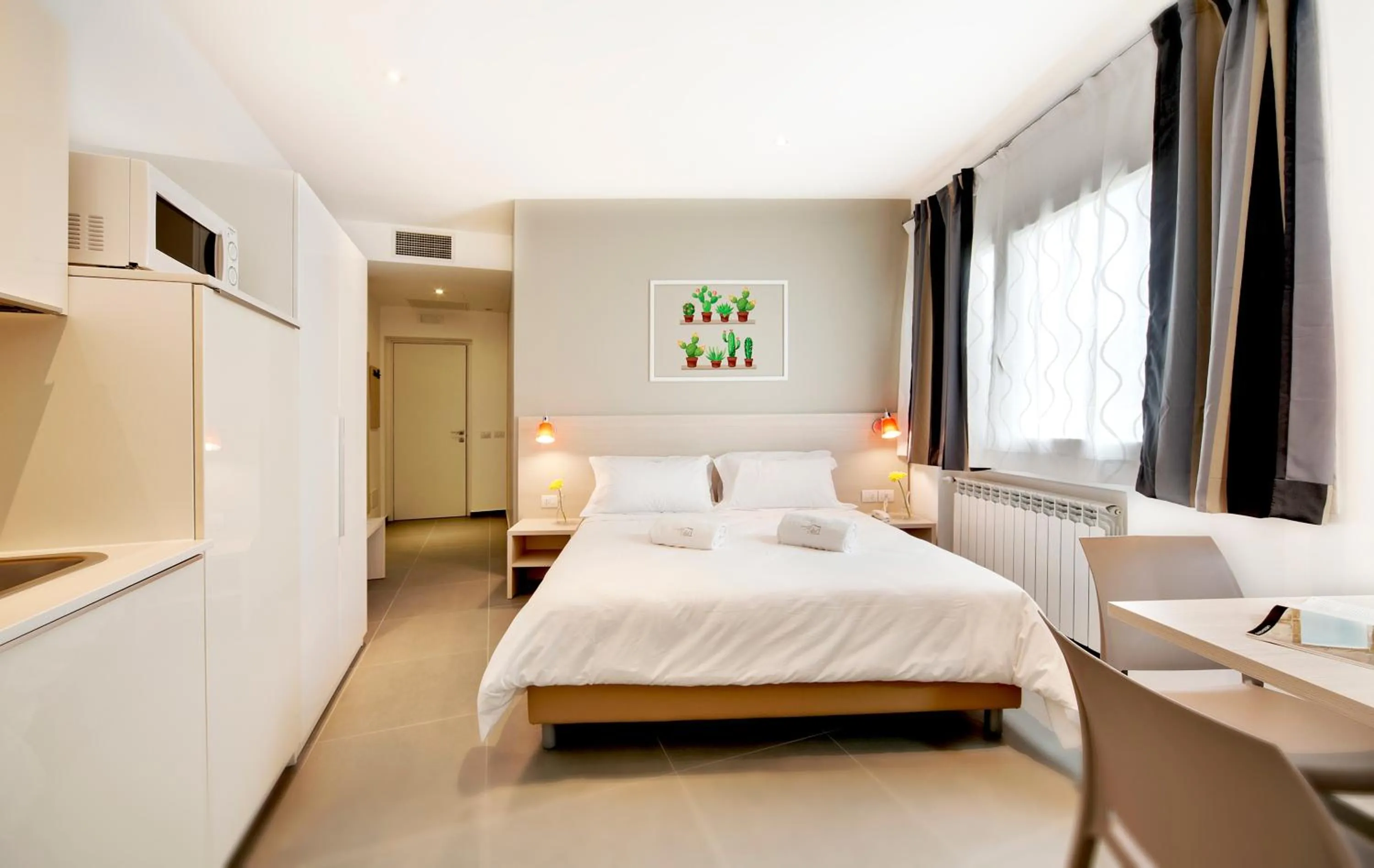 Photo of the whole room, Bed in Residence Dei Viali