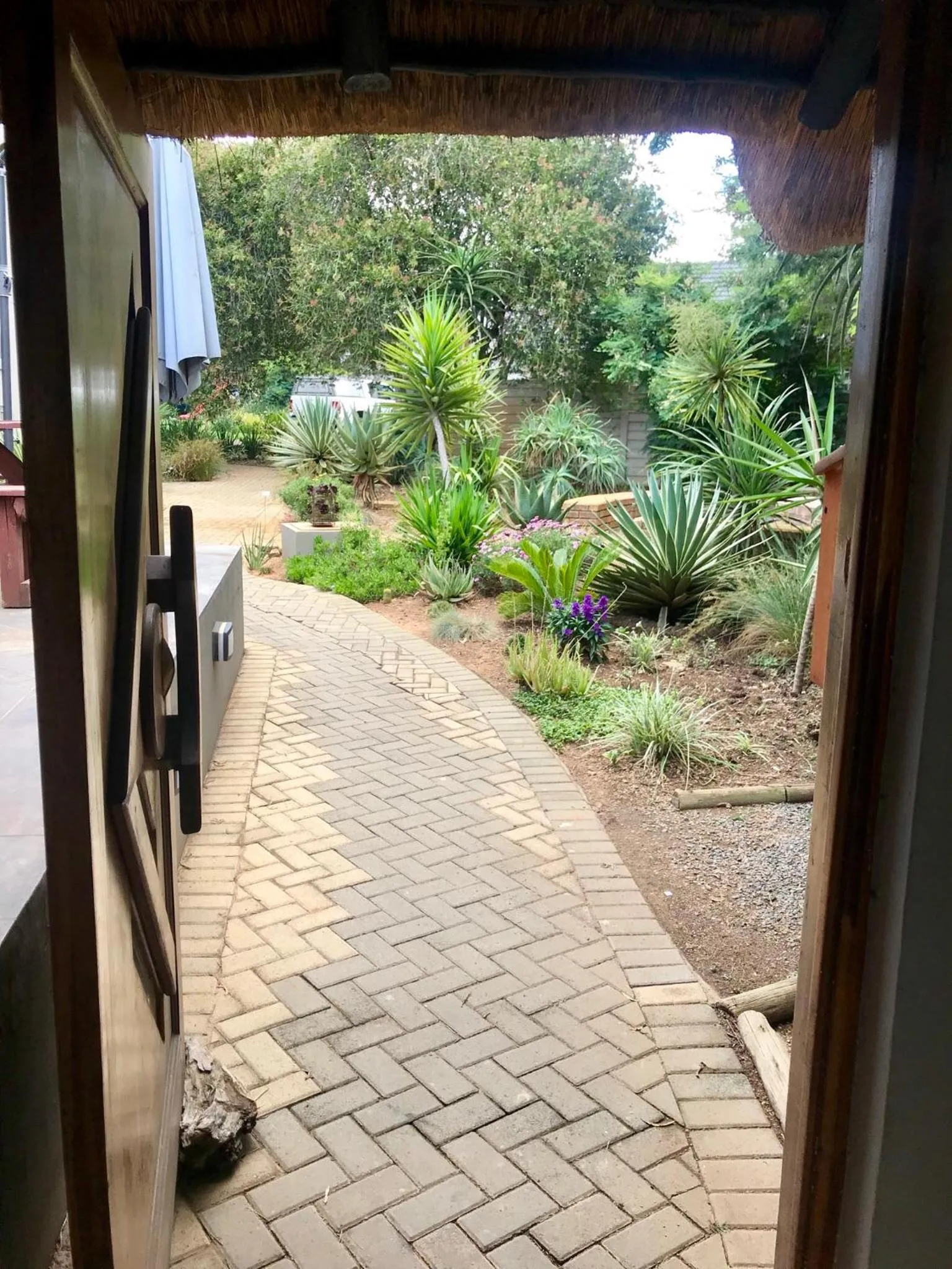 Garden view in Aerotropolis Guest Lodge