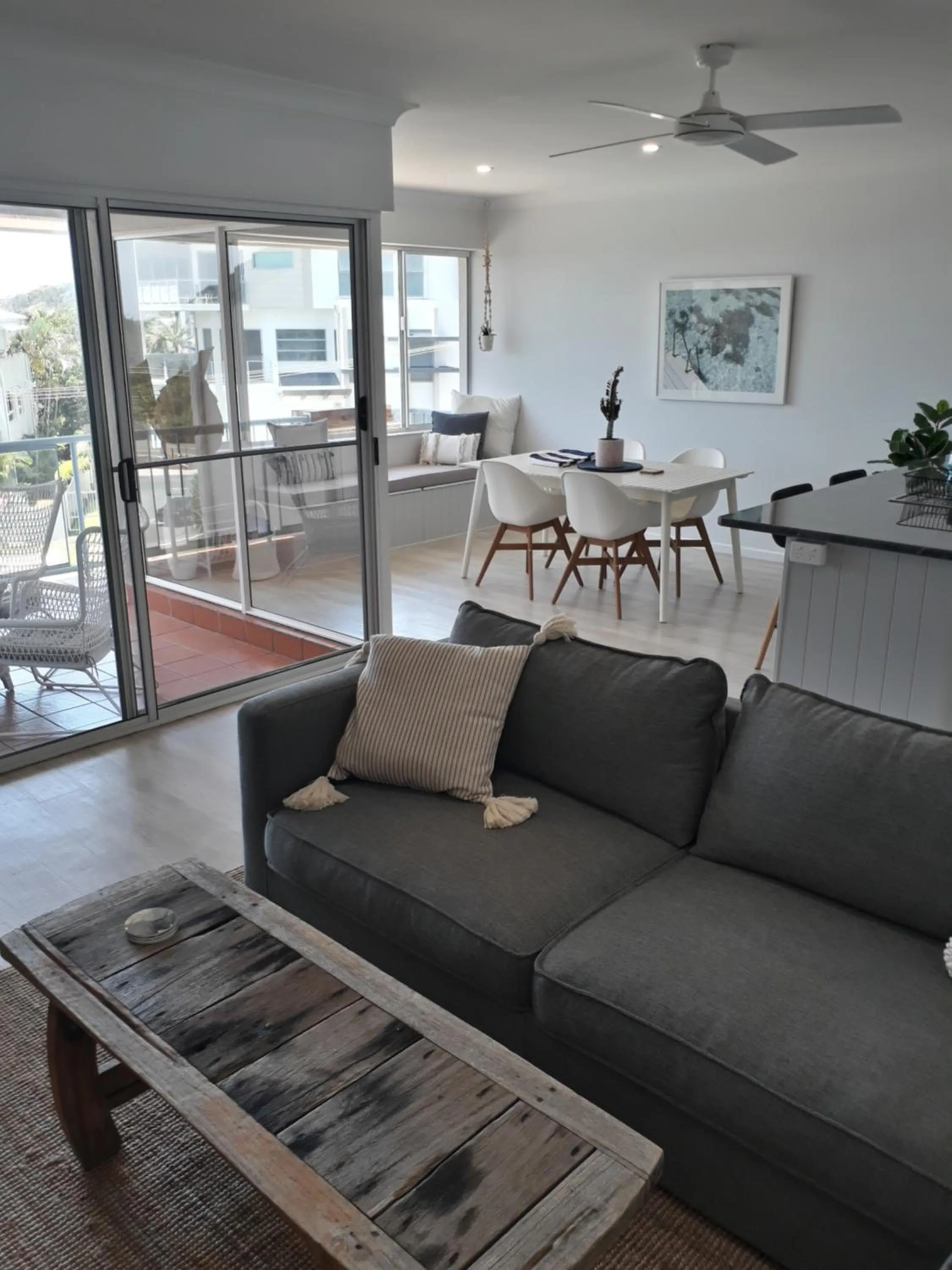 Living room in Pandanus Coolum Beach