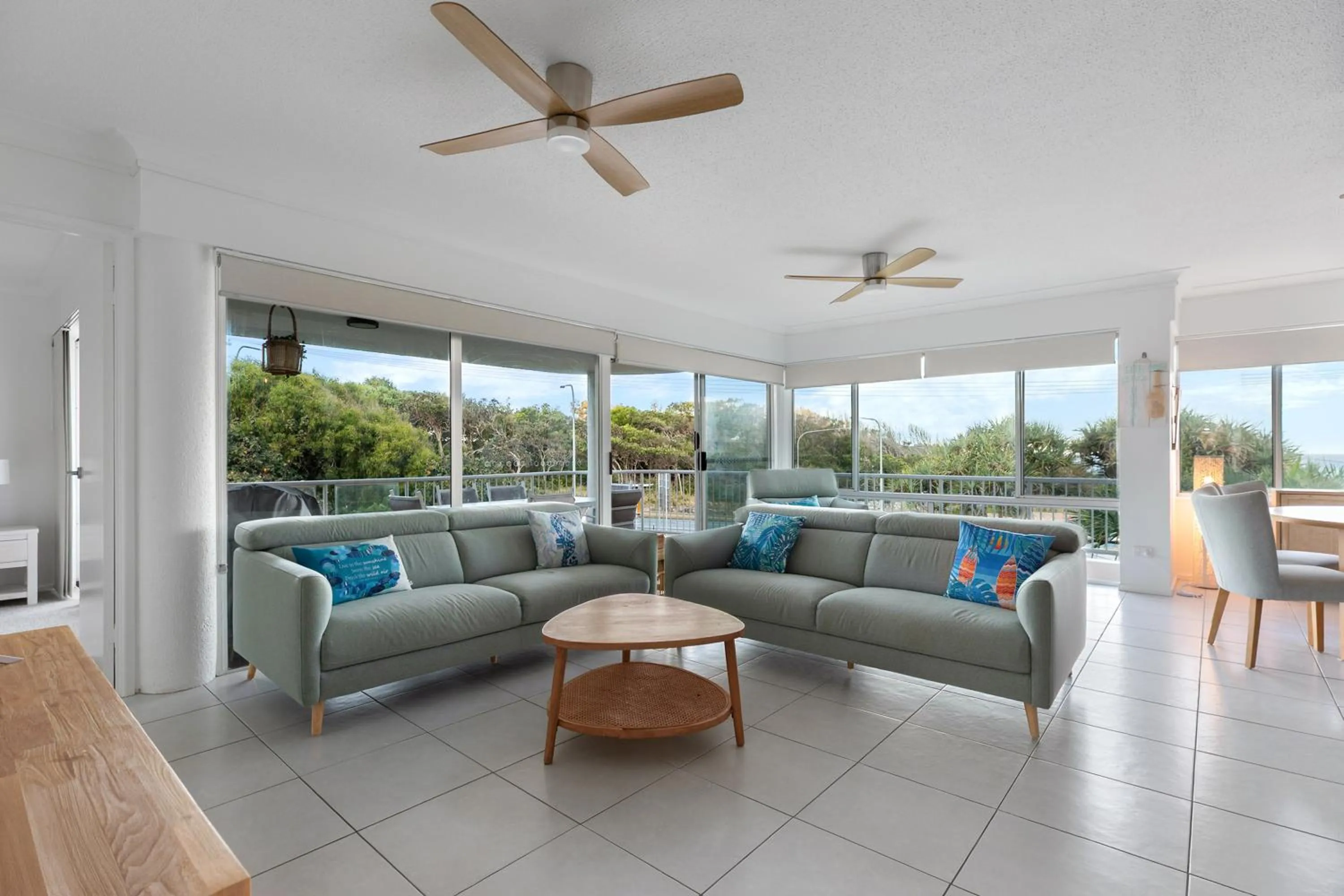 Living room in Pandanus Coolum Beach
