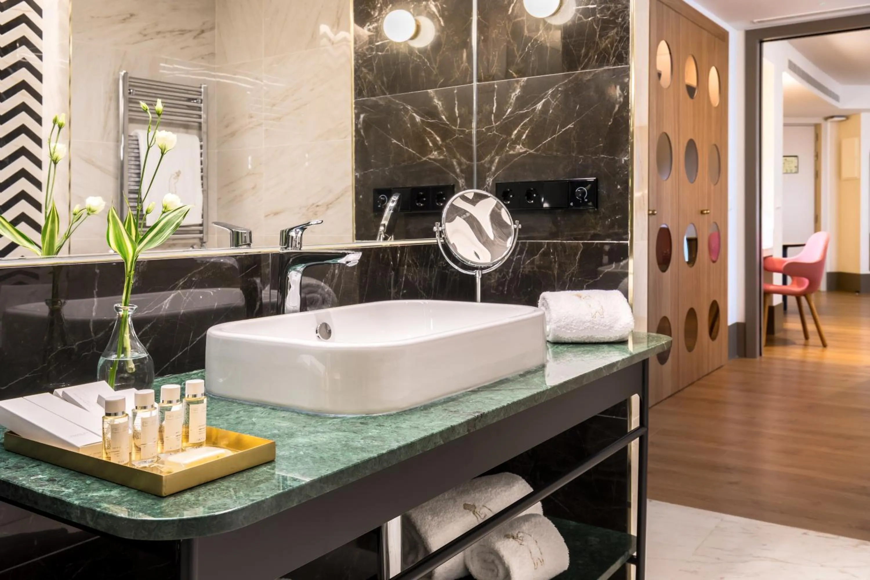 Bathroom in Barceló Torre de Madrid