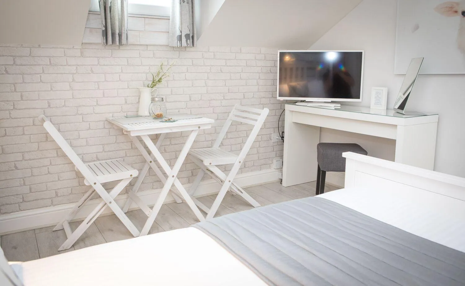 Seating area in James' Place at Dowlais