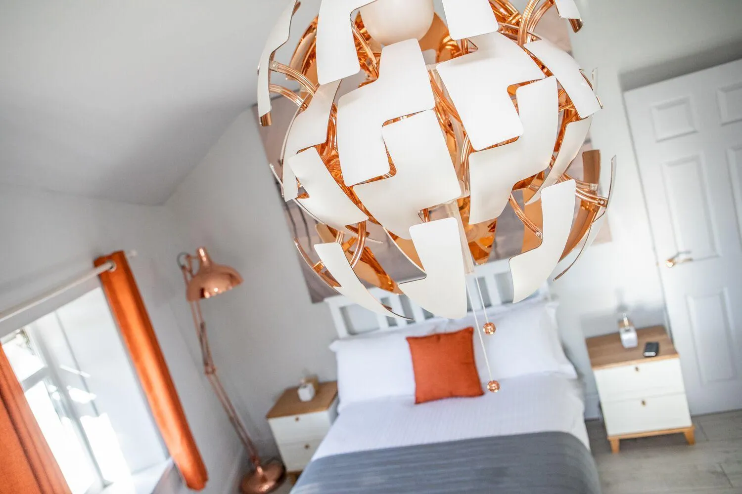 Bedroom, Bed in James' Place at Dowlais