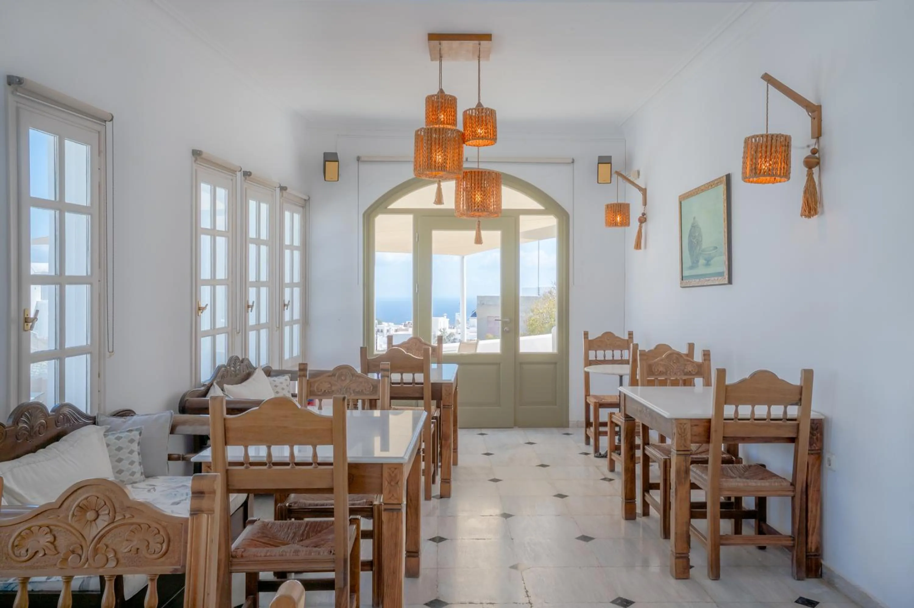Dining area in Aldea