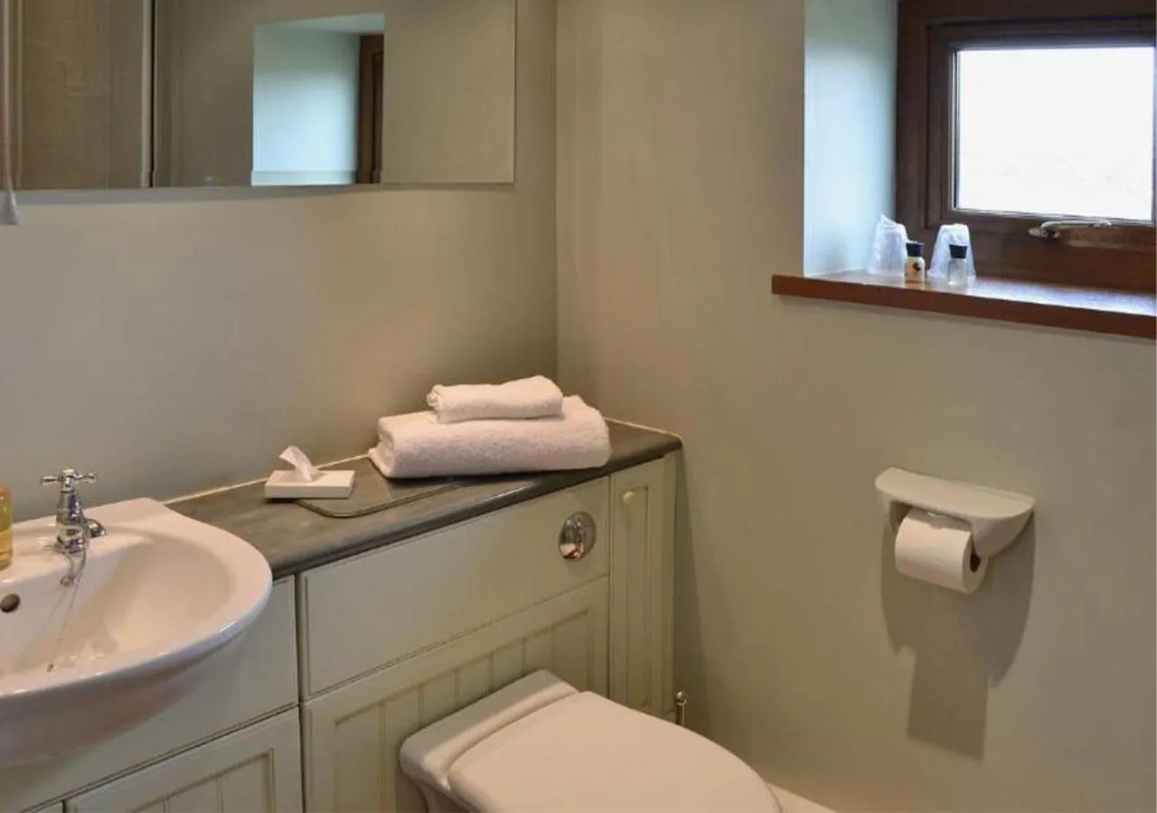 Toilet in Penmorvah Manor Hotel