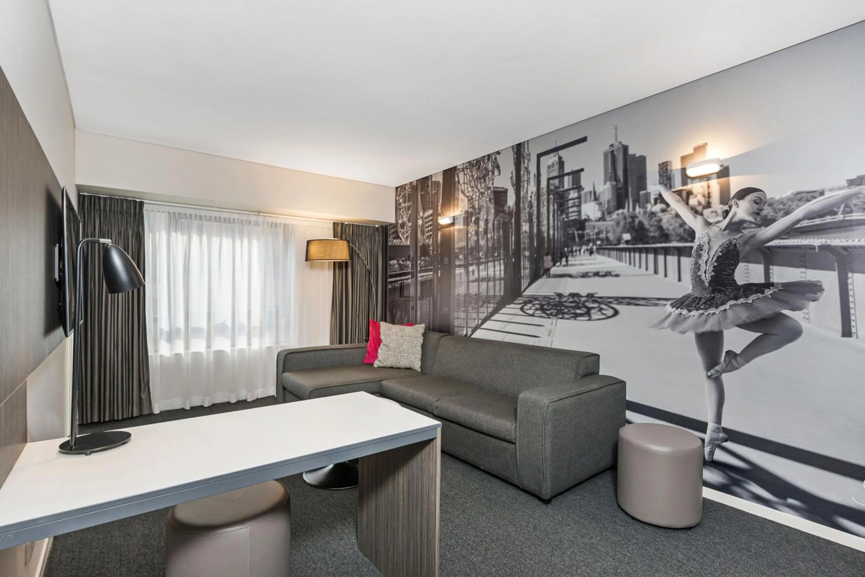 Living room in Mantra Southbank