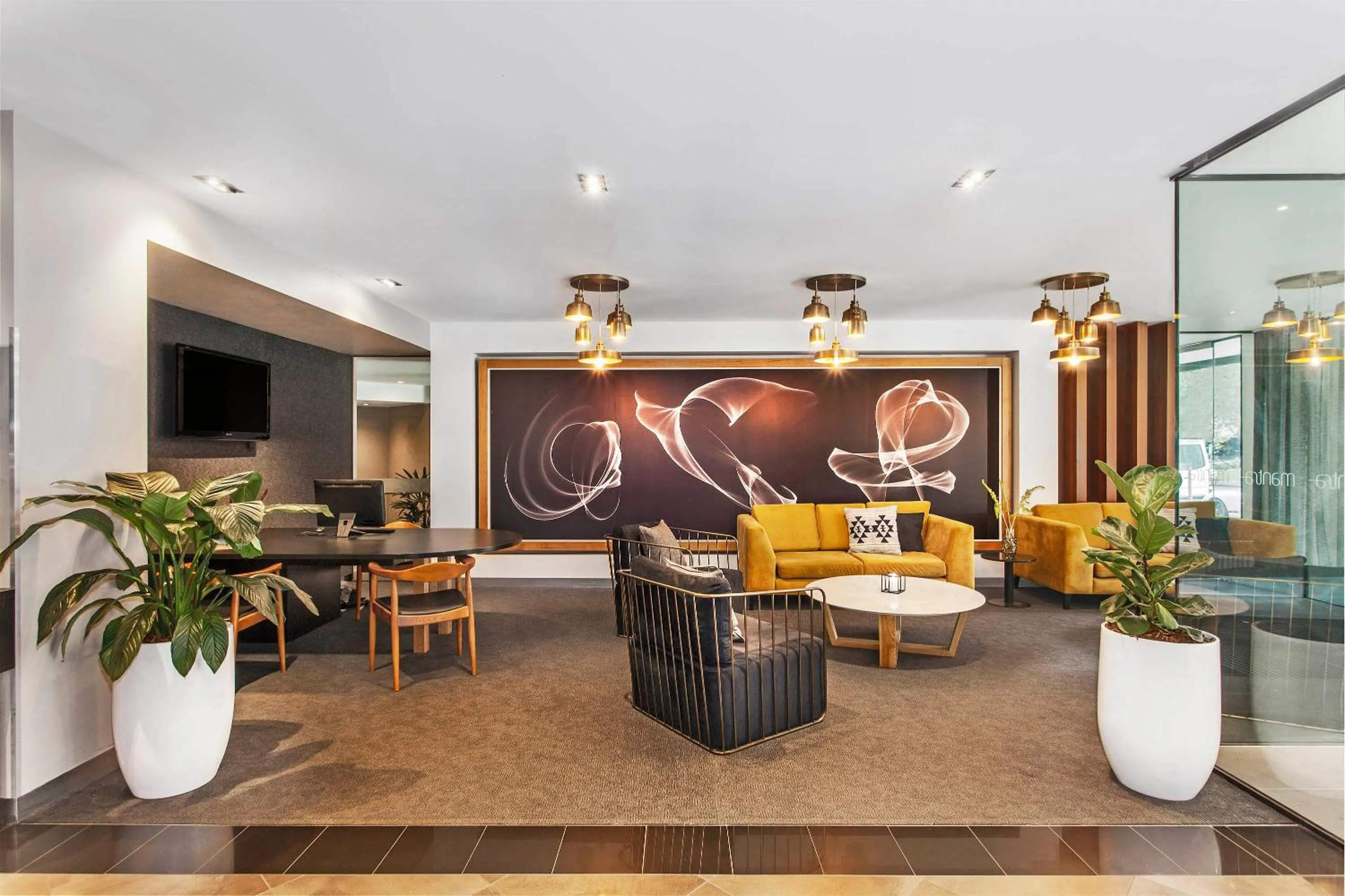 Lobby or reception in Mantra Southbank