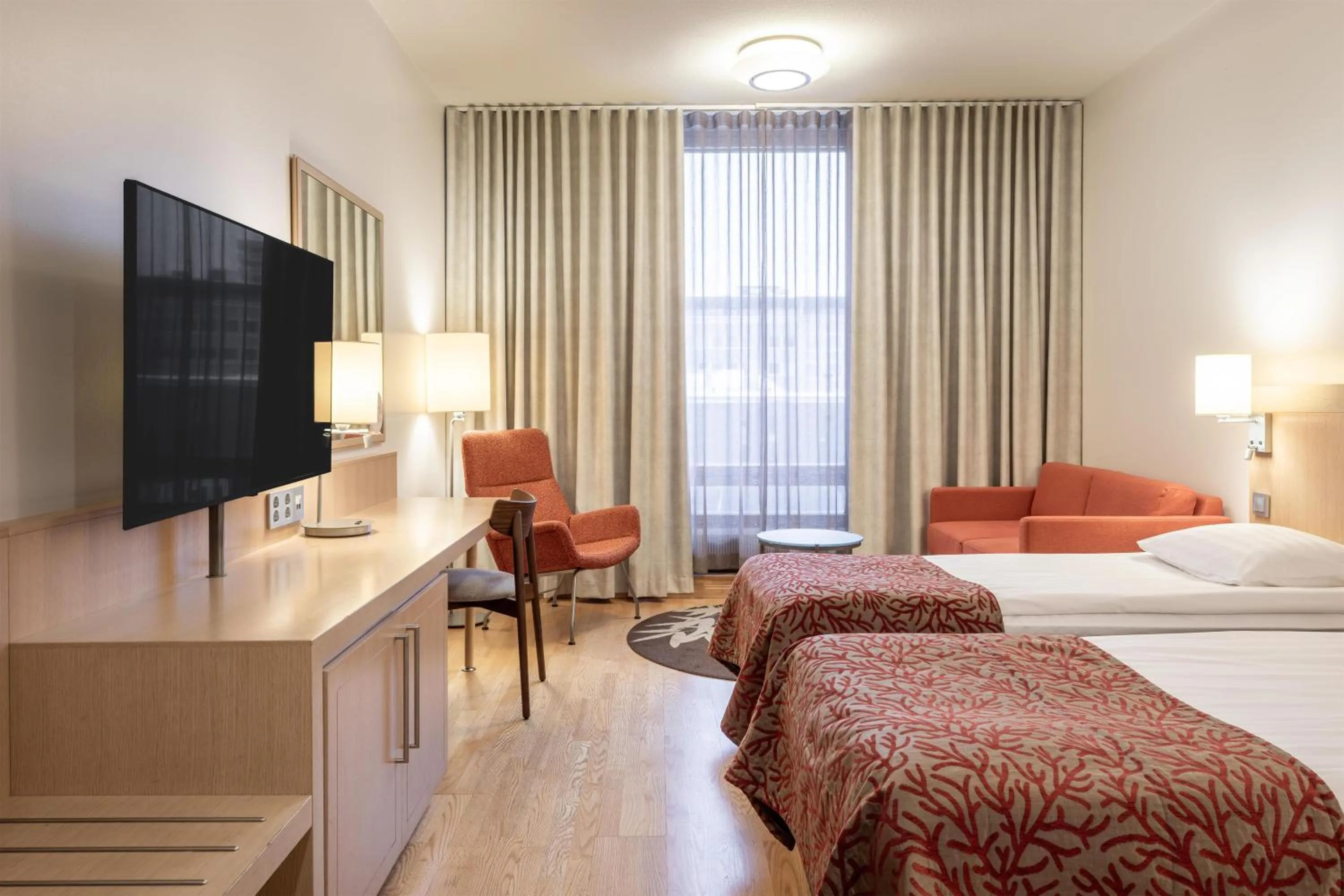 Bedroom, Bed in Scandic Oulu City