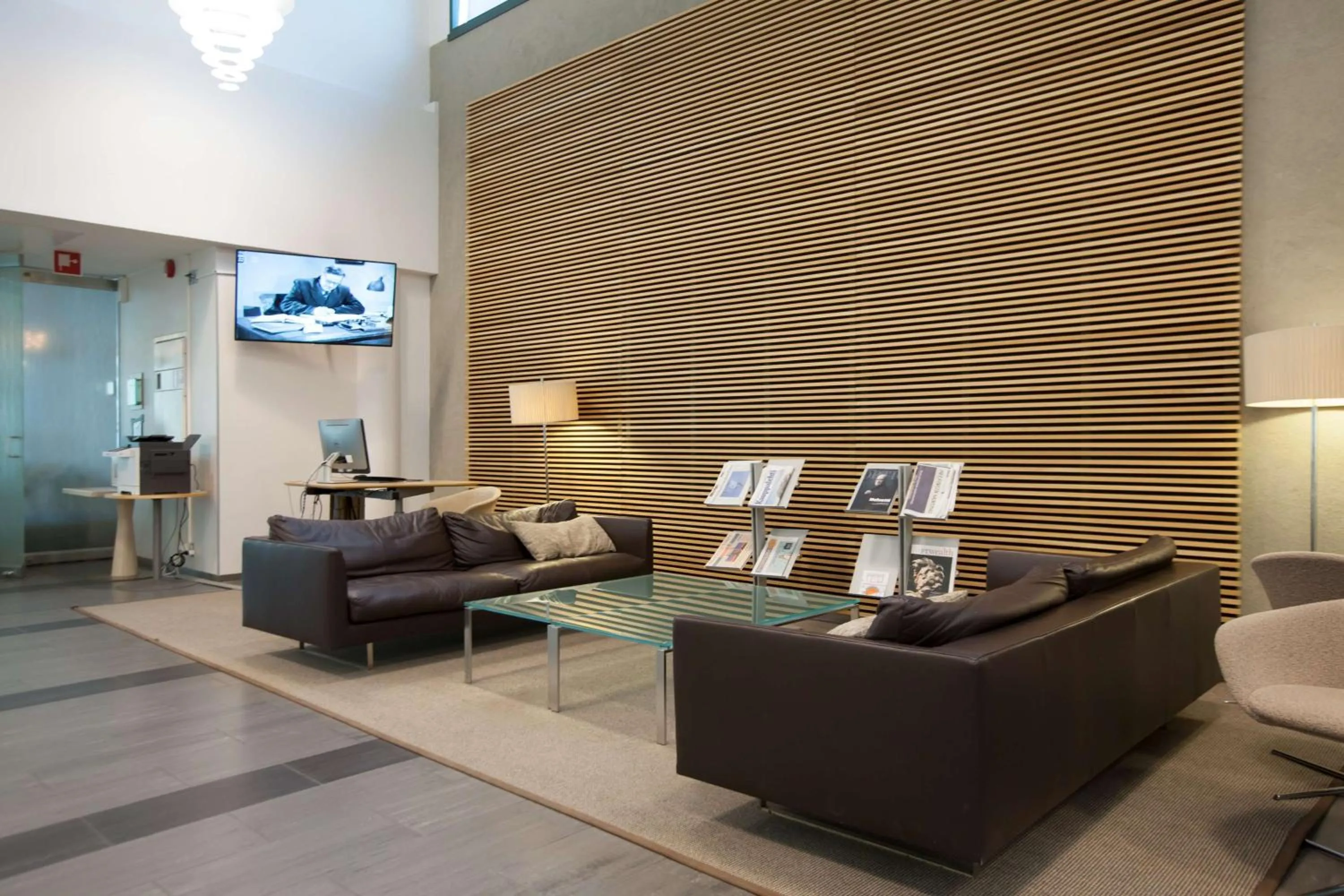 Lobby or reception in Scandic Oulu City