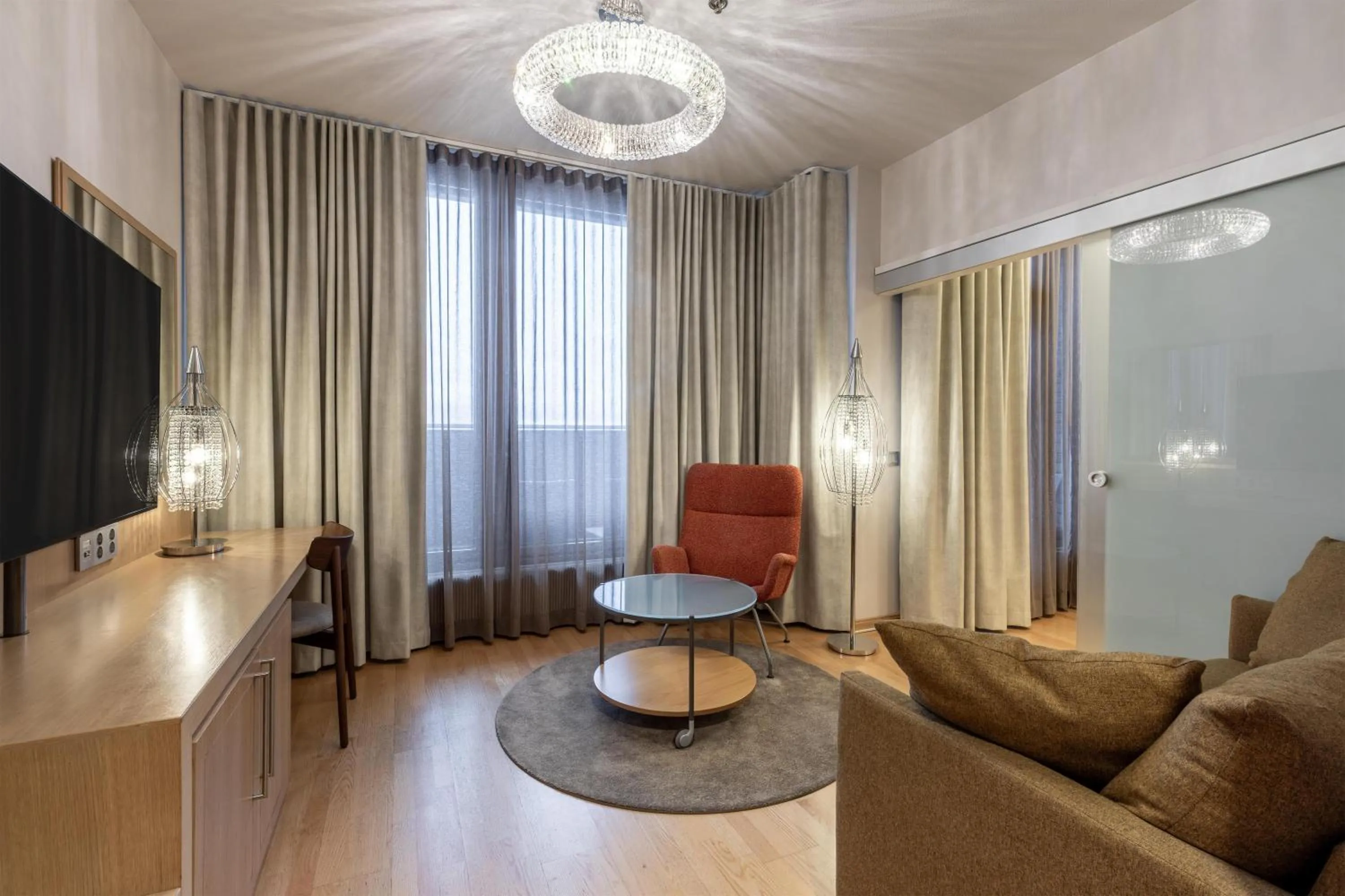 Bedroom in Scandic Oulu City