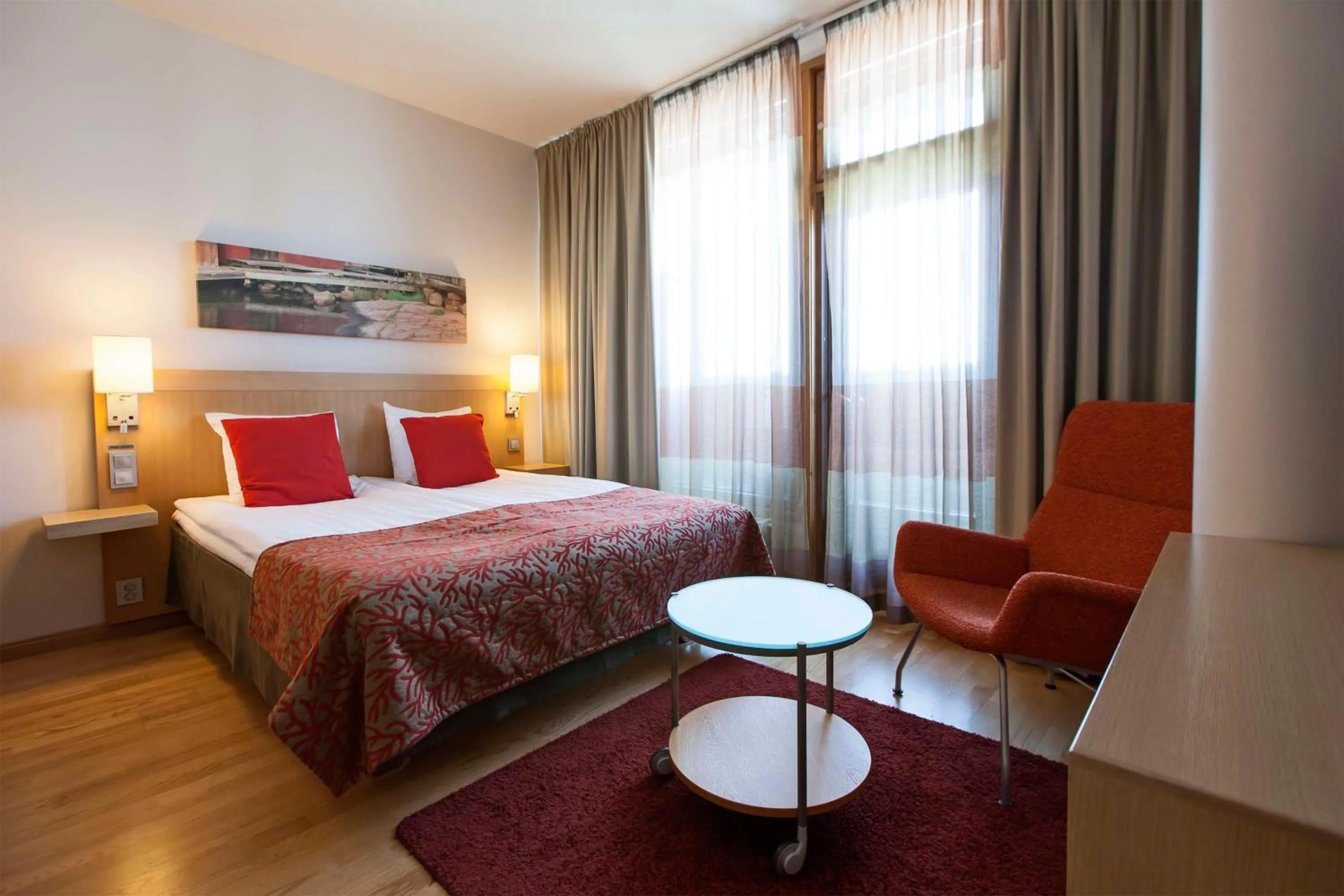 Bedroom, Bed in Scandic Oulu City