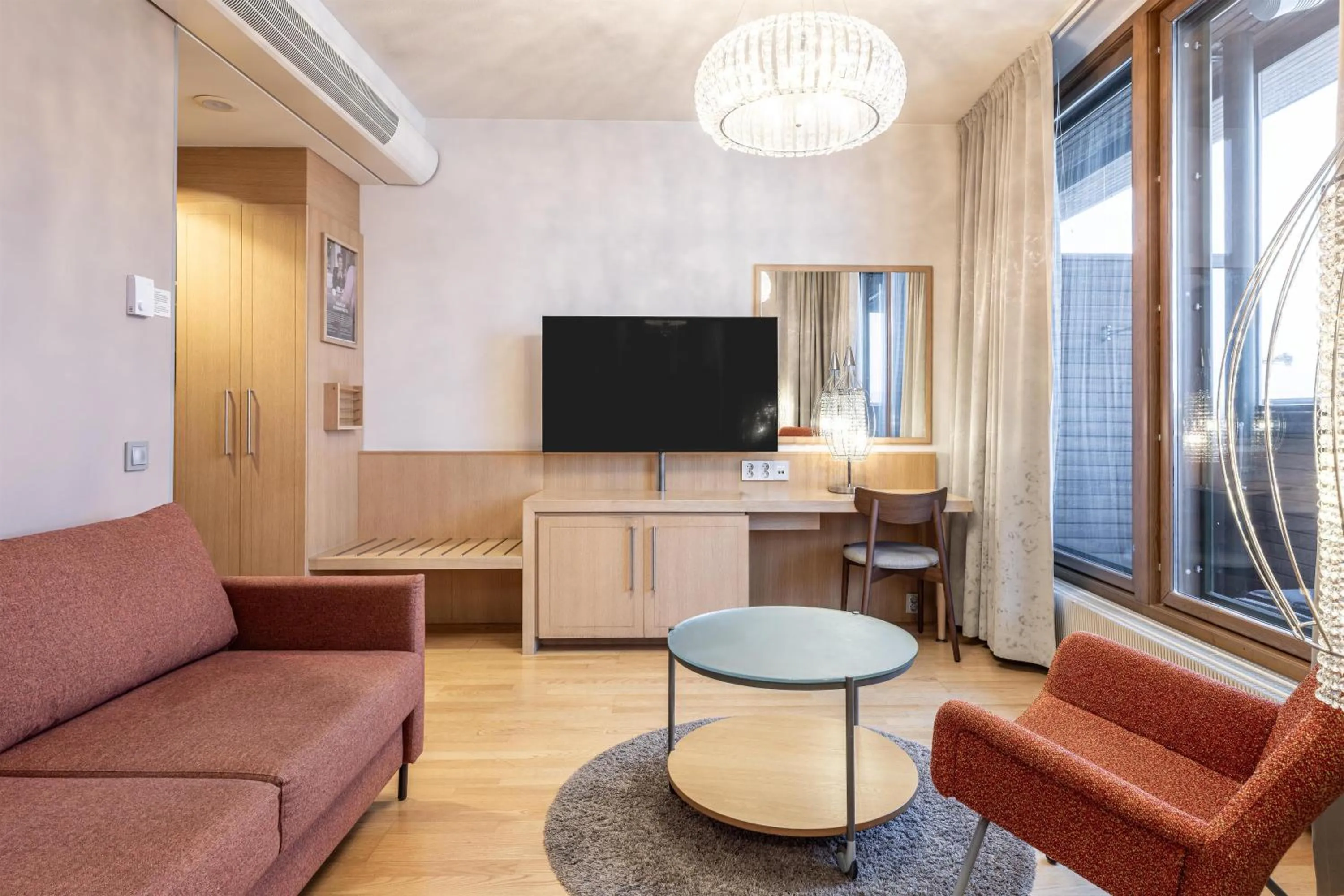 Bedroom in Scandic Oulu City