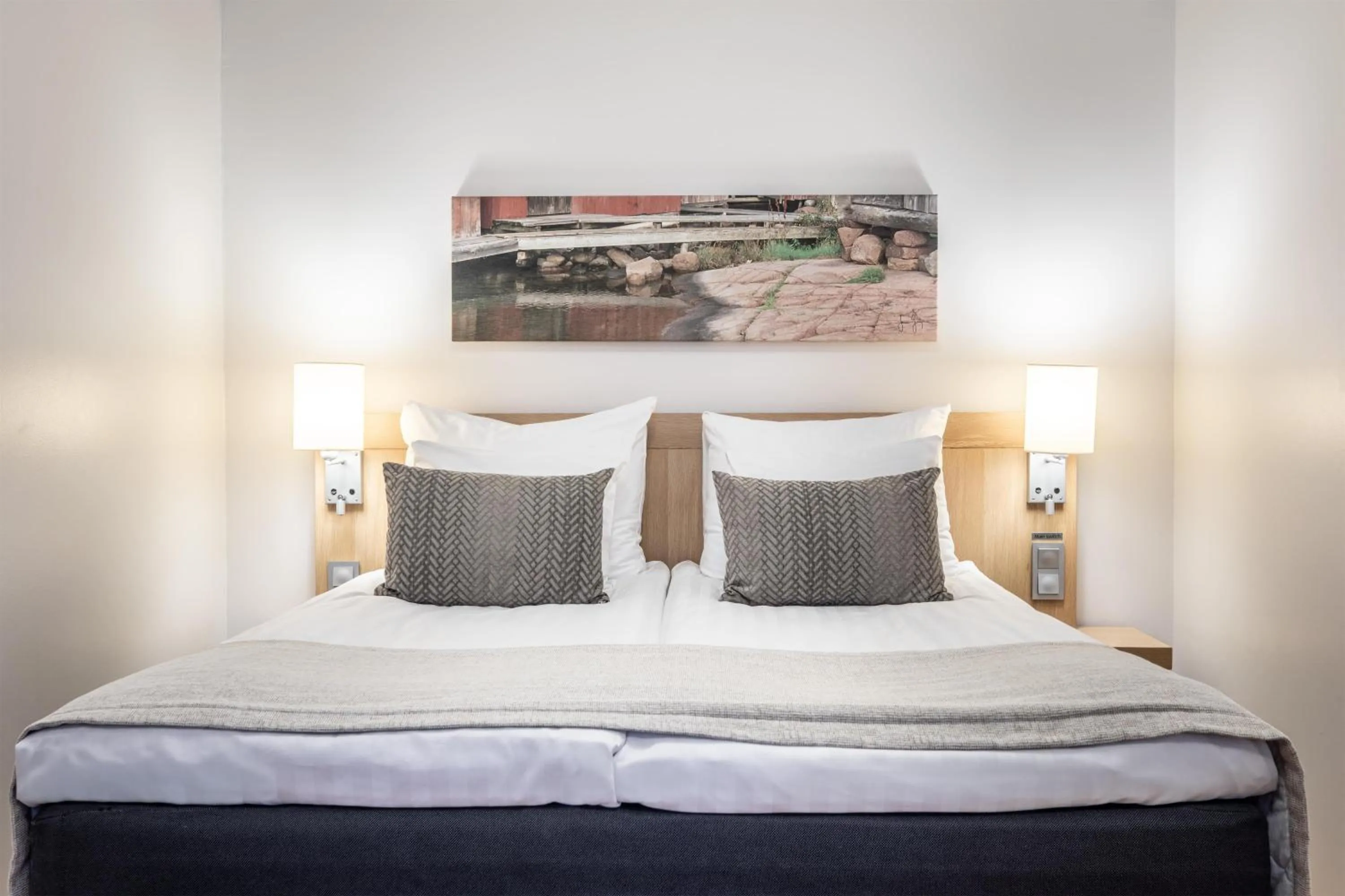 Bedroom, Bed in Scandic Oulu City