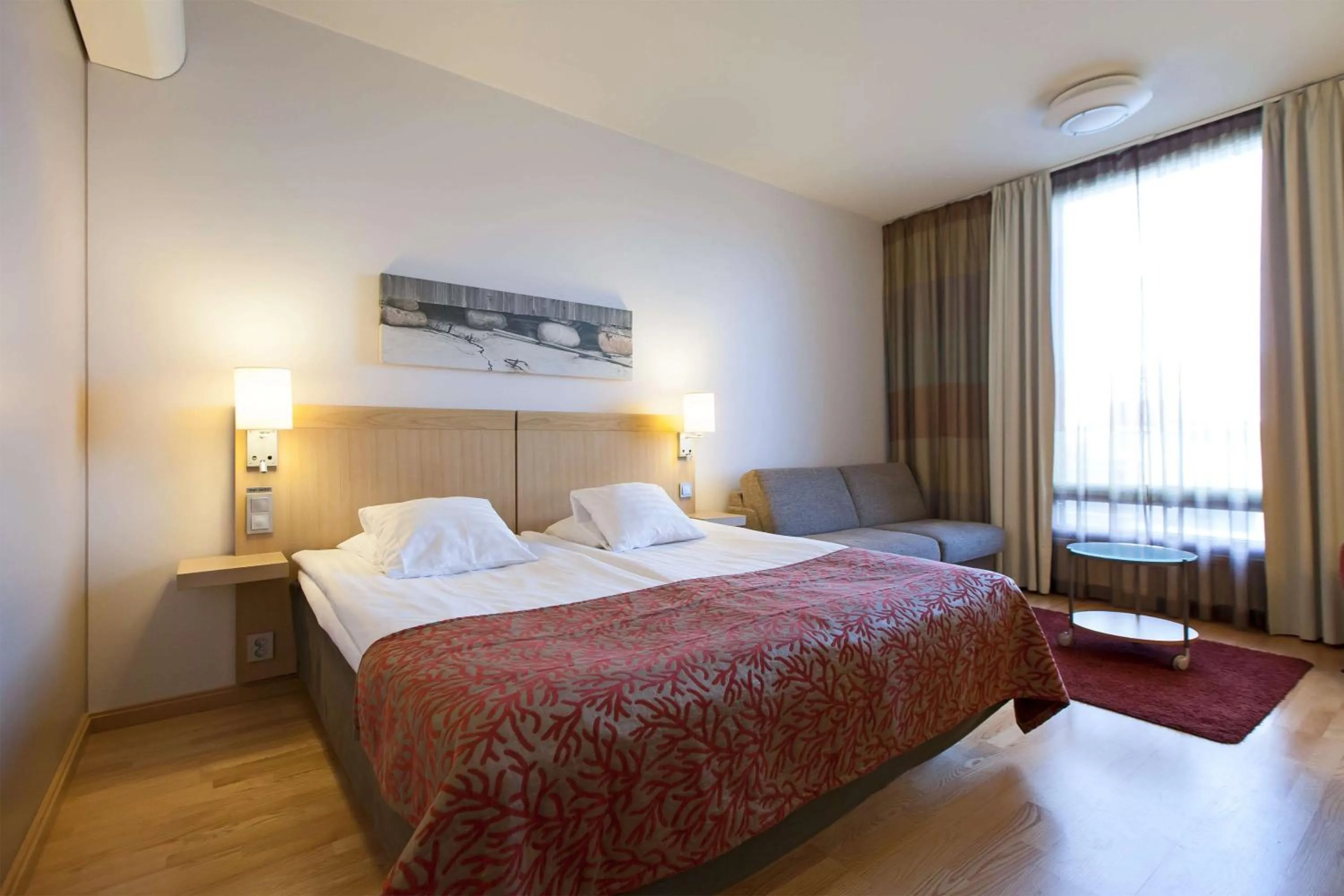 Bedroom, Bed in Scandic Oulu City