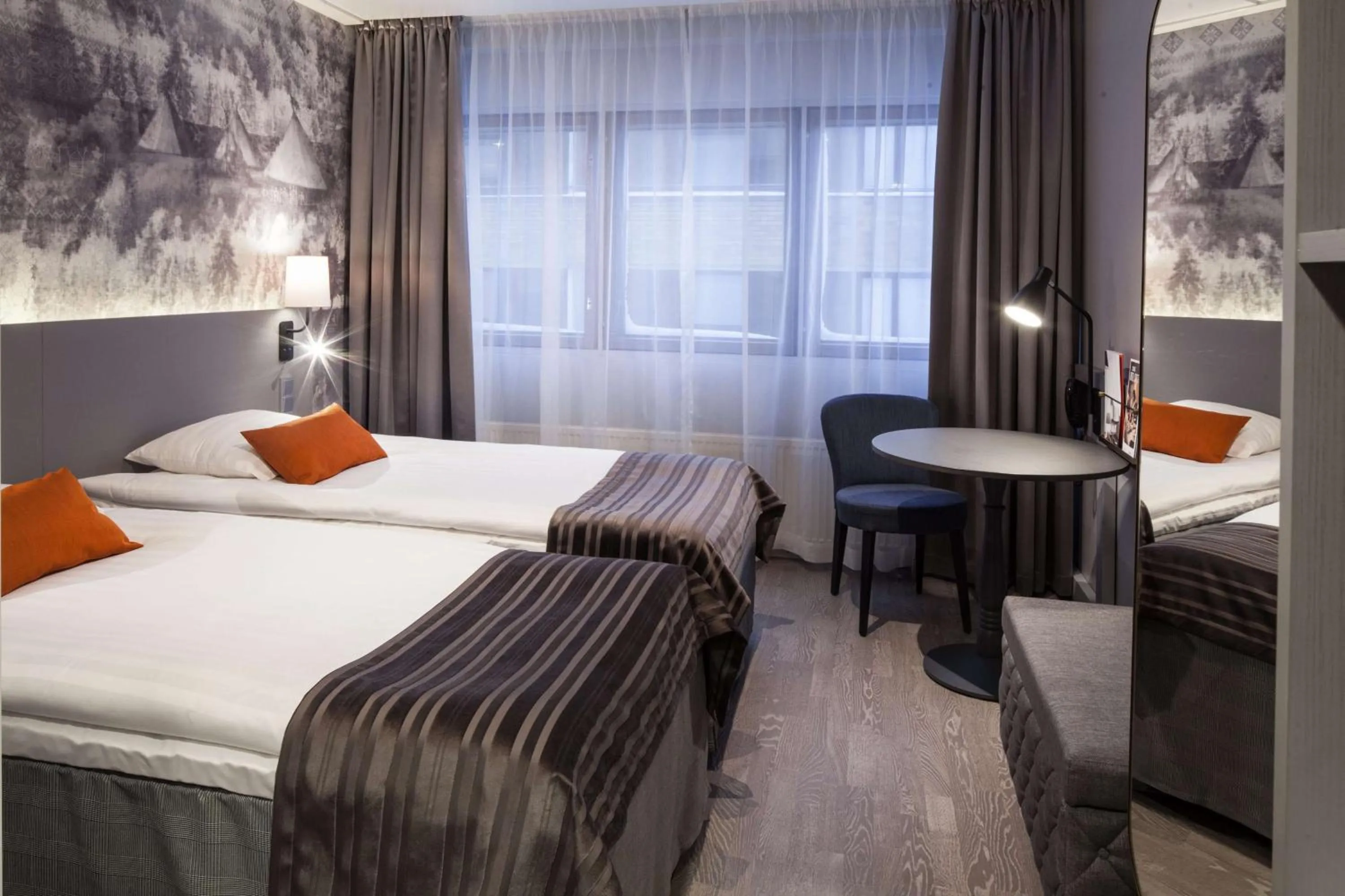 Bedroom, Bed in Scandic Rovaniemi City