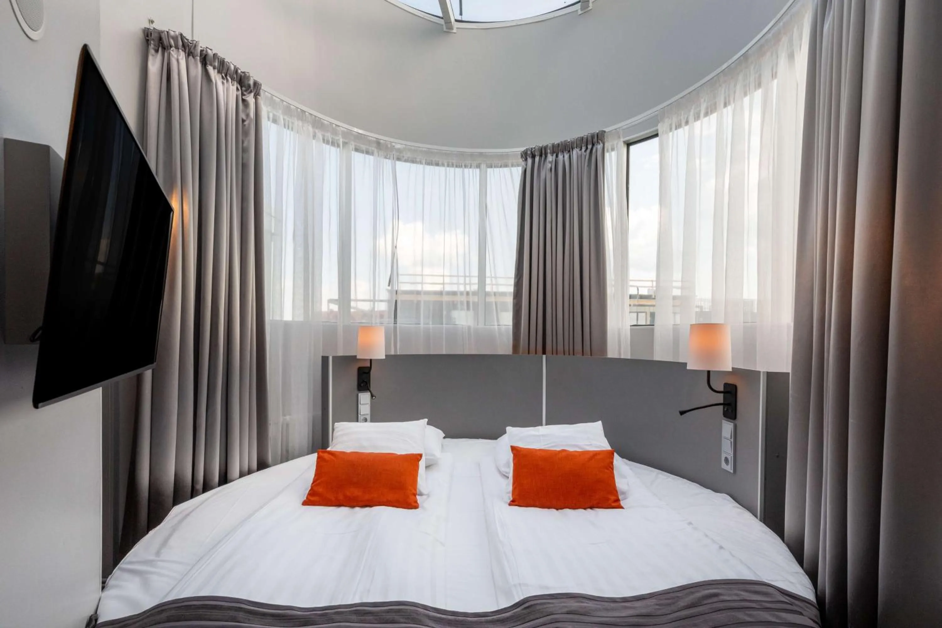 Bedroom, Bed in Scandic Rovaniemi City