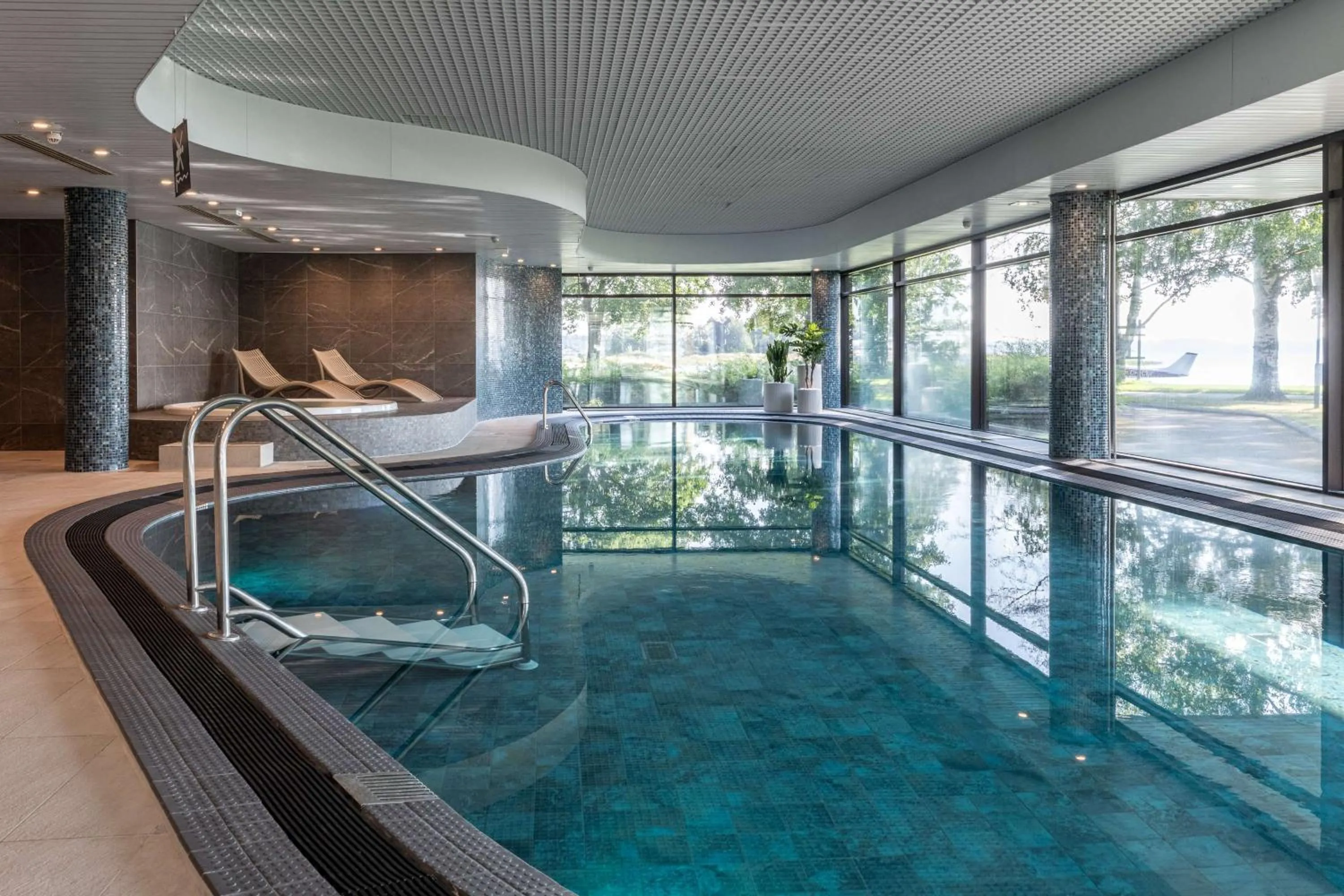 Pool view in Scandic Kuopio