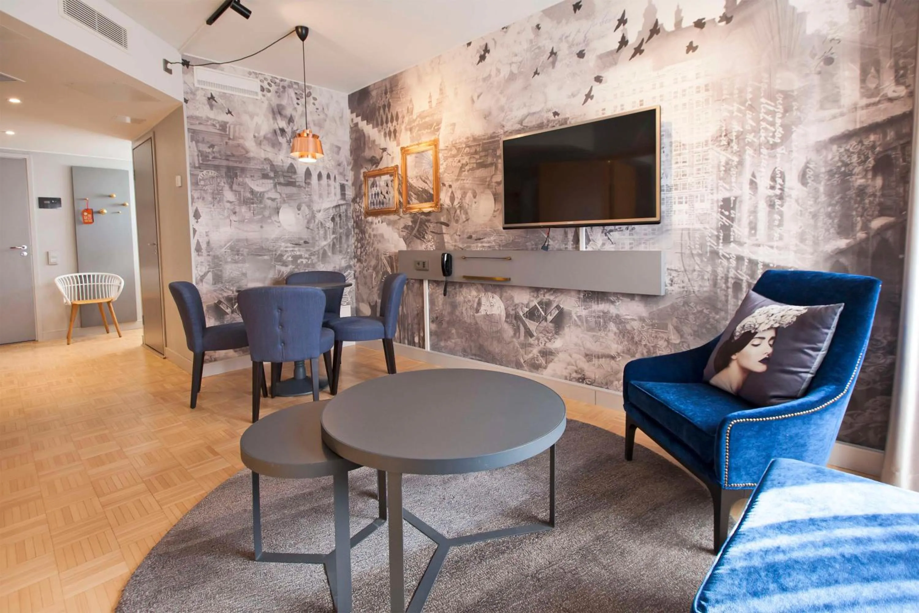 Bedroom in Scandic Kuopio