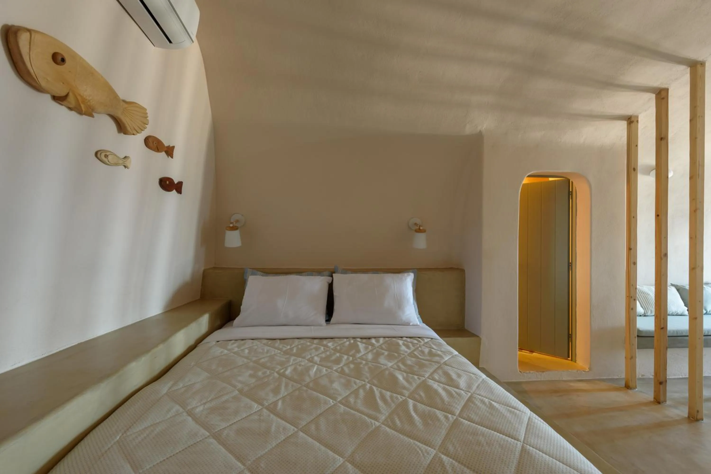 Bedroom, Bed in Sublime Villa & Caves