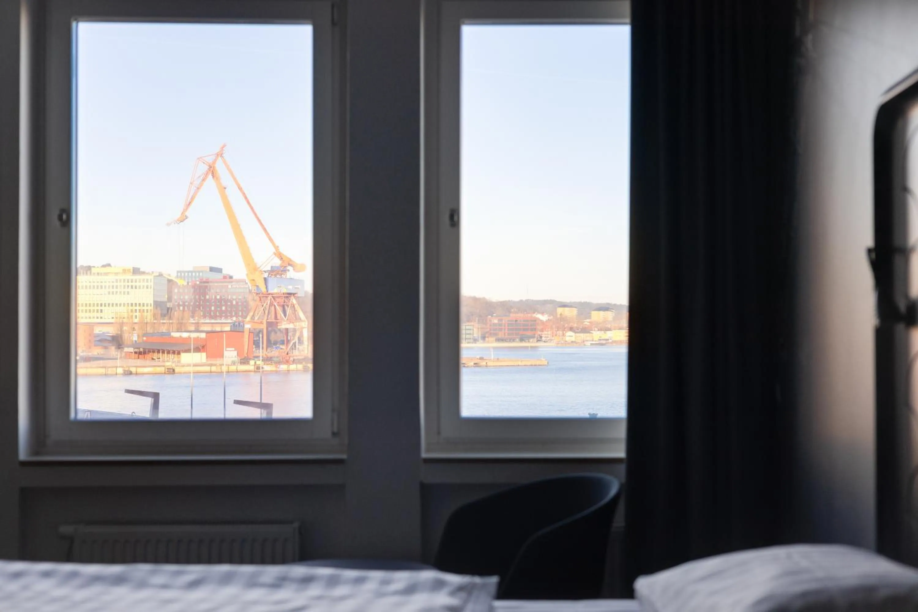 River view, Bed in Comfort Hotel Göteborg