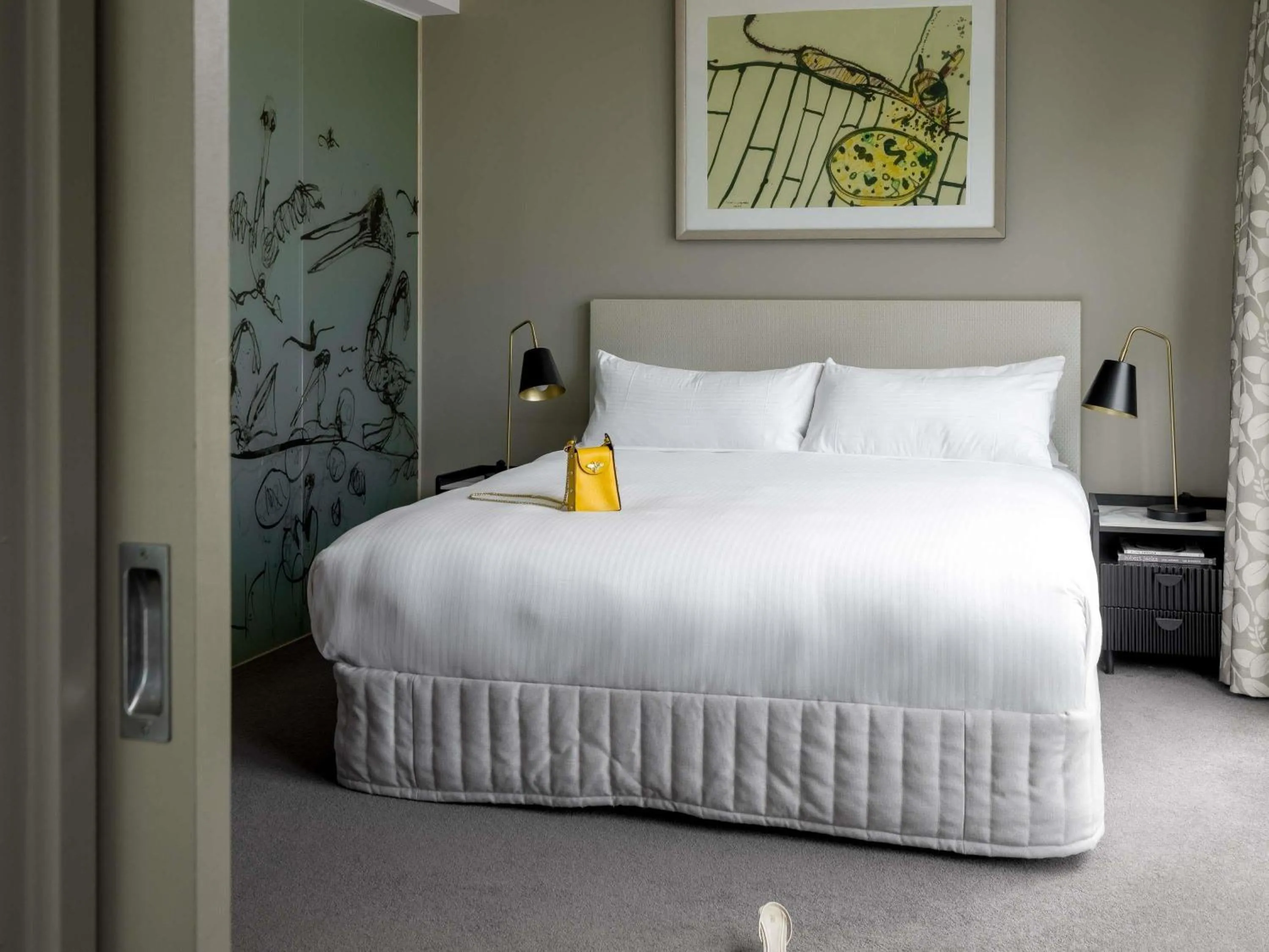 Bedroom, Bed in The Olsen Melbourne Art Series