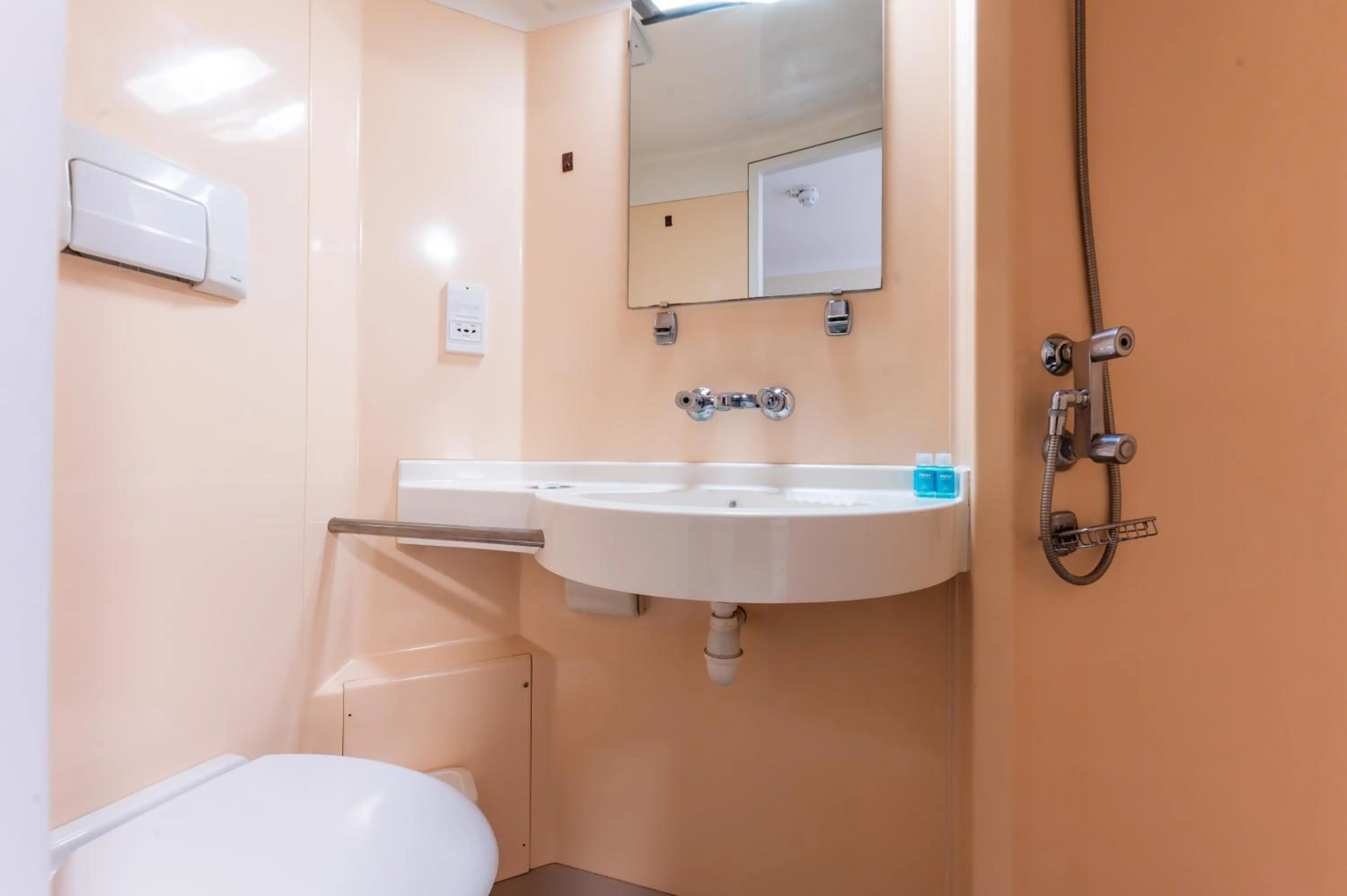 Toilet in Belmont Hotel