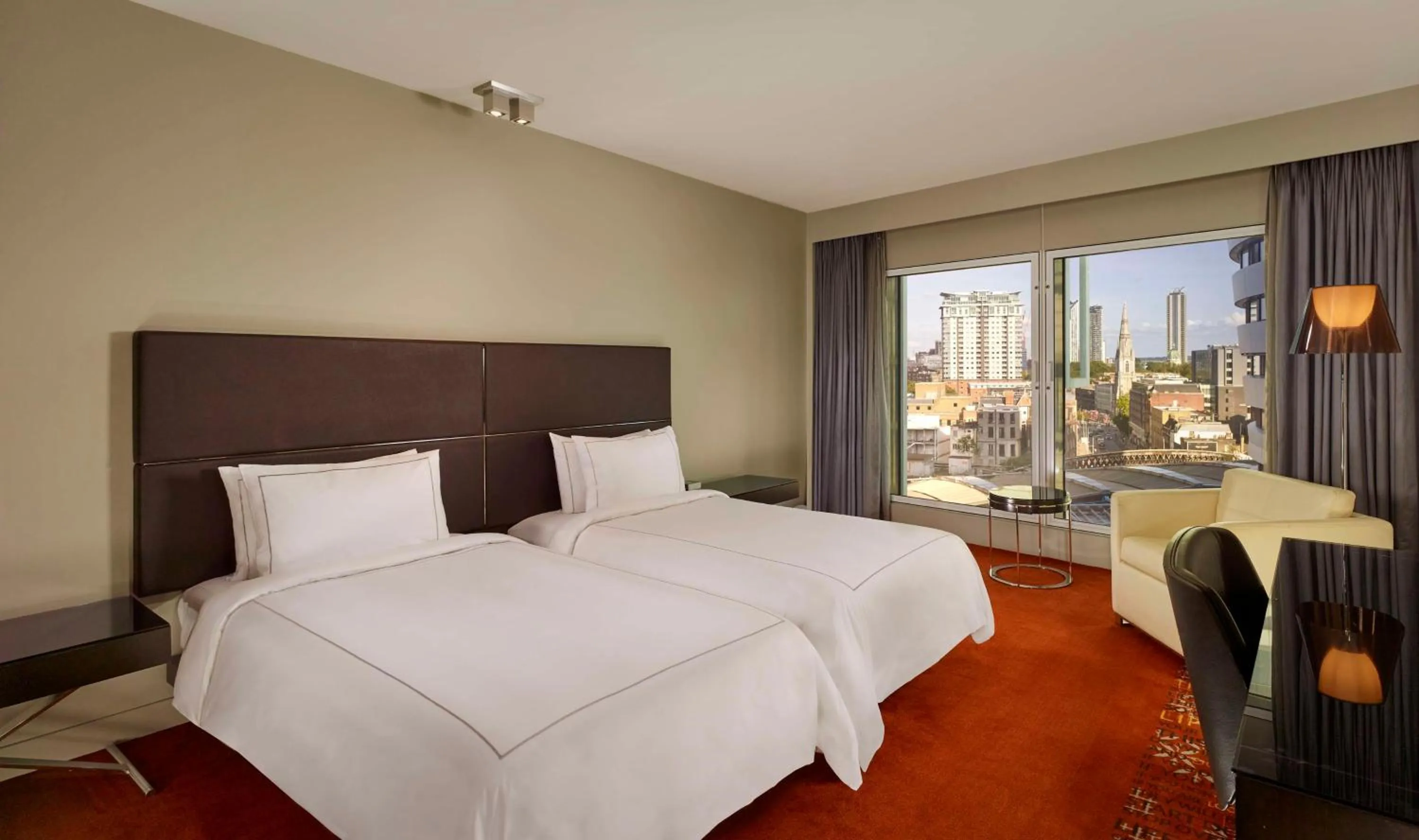 Bedroom, Bed in Park Plaza London Westminster Bridge