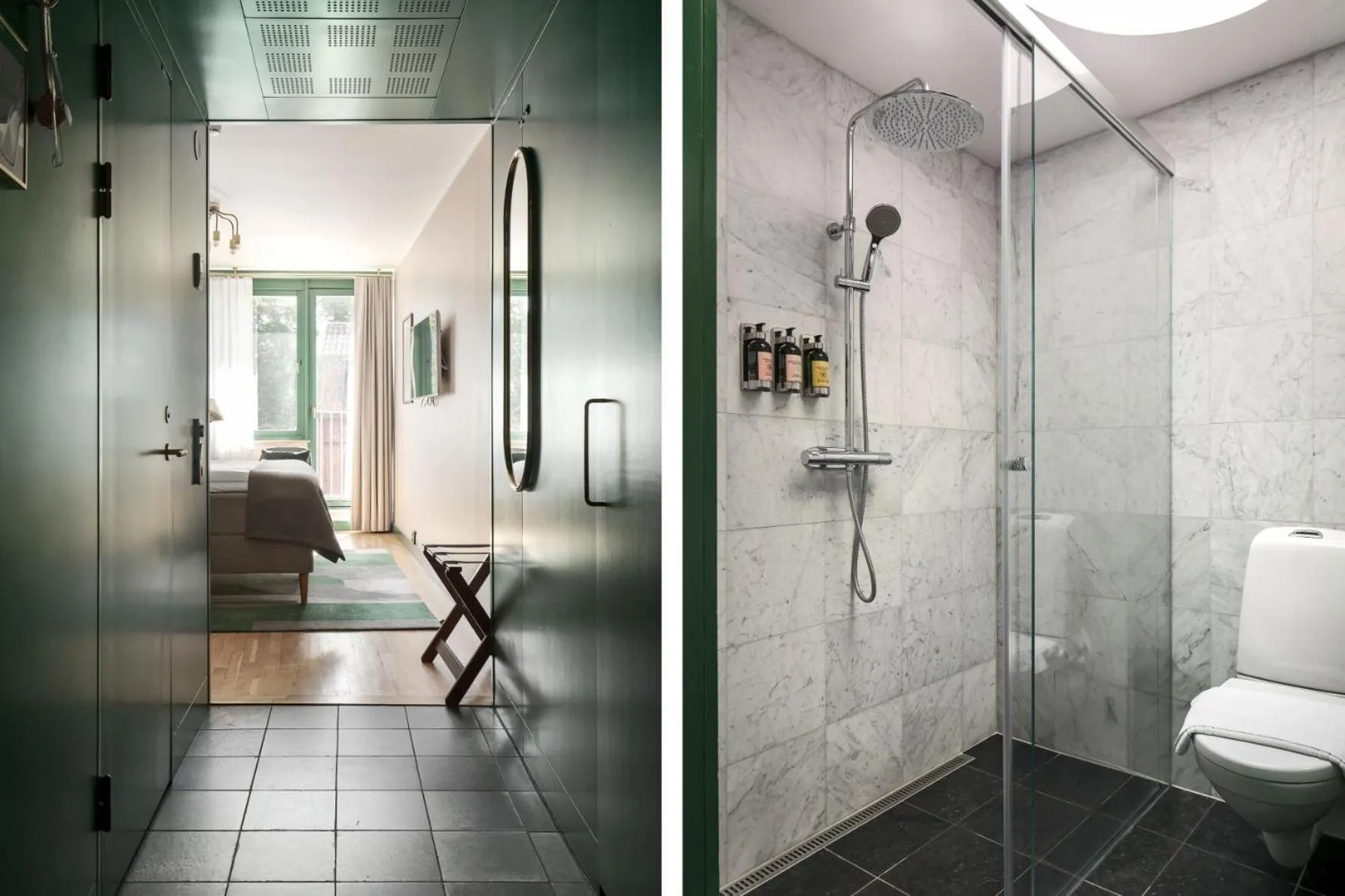 Shower in Villa Källhagen