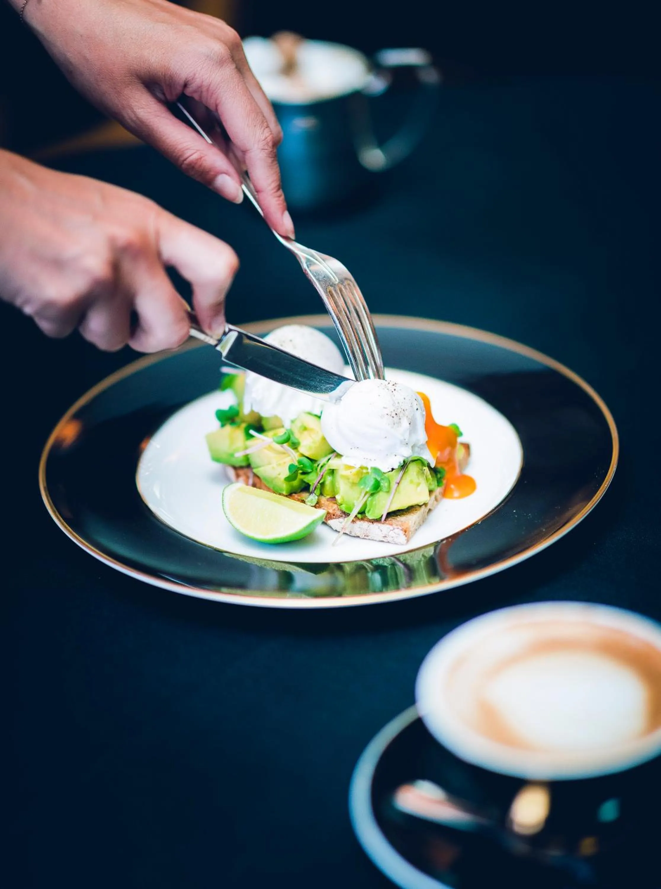 Food close-up in Blakes Hotel
