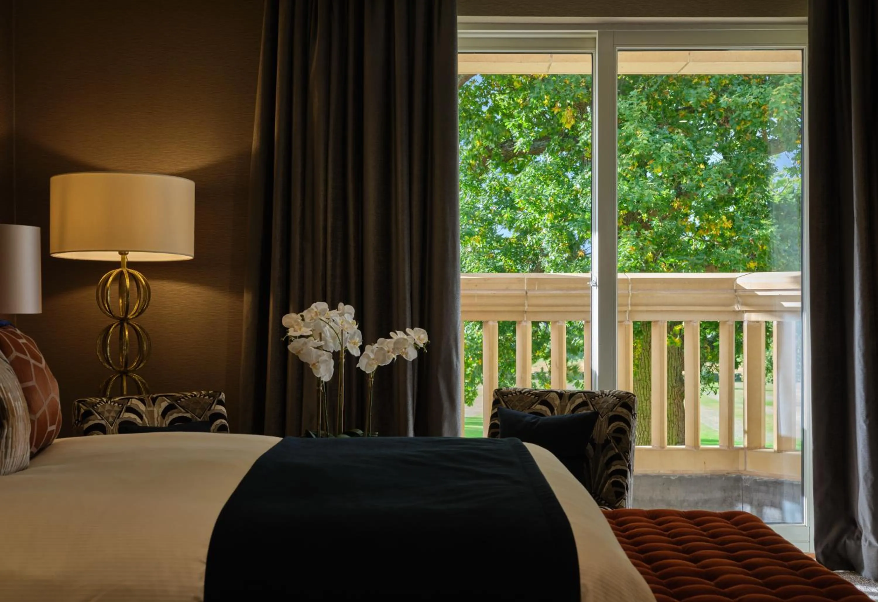 Bed in Rockliffe Hall Hotel Golf & Spa