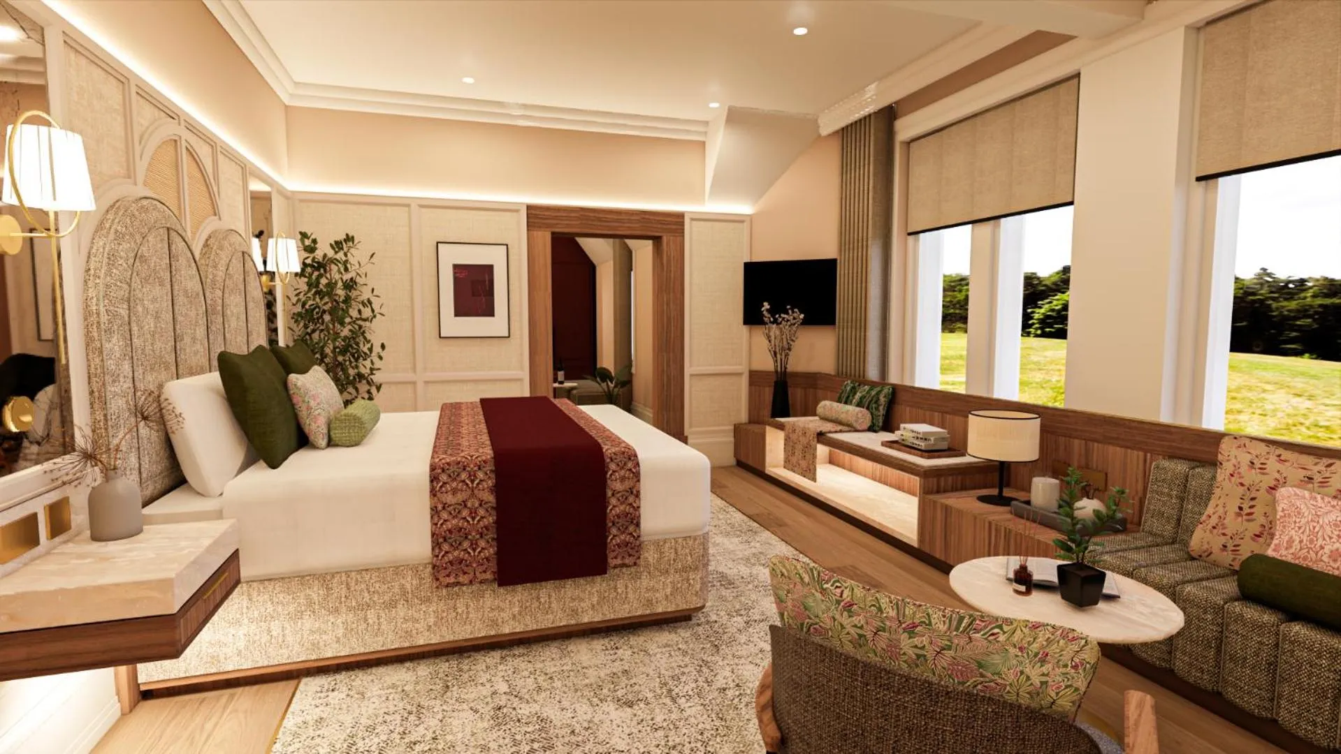 Photo of the whole room, Bed in Rockliffe Hall Hotel Golf & Spa