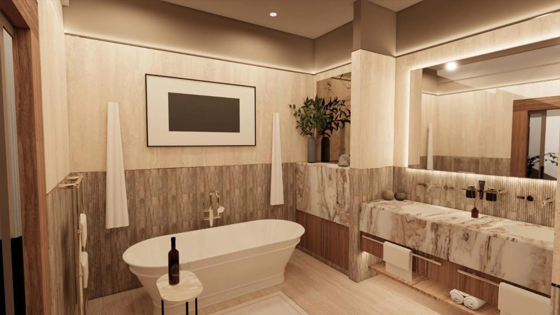 Bath in Rockliffe Hall Hotel Golf & Spa