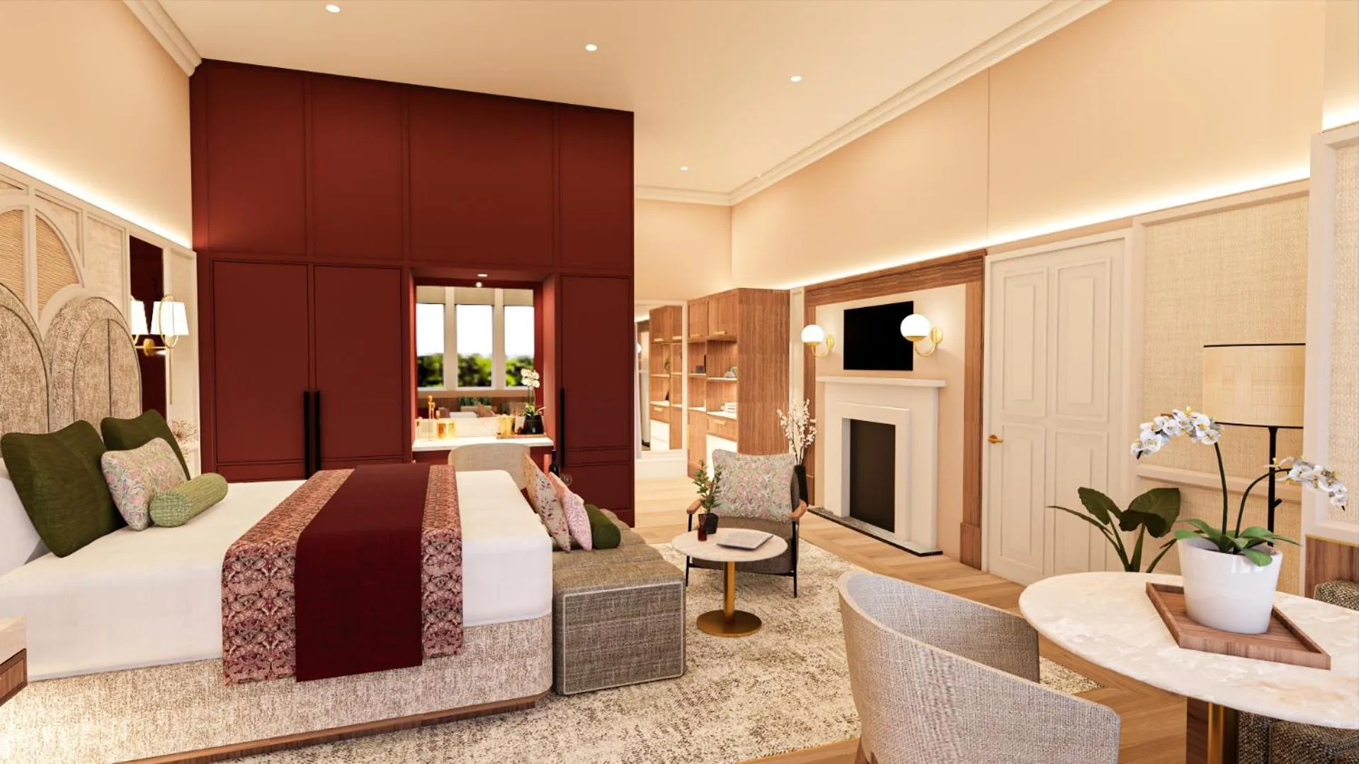 Bedroom, Bed in Rockliffe Hall Hotel Golf & Spa