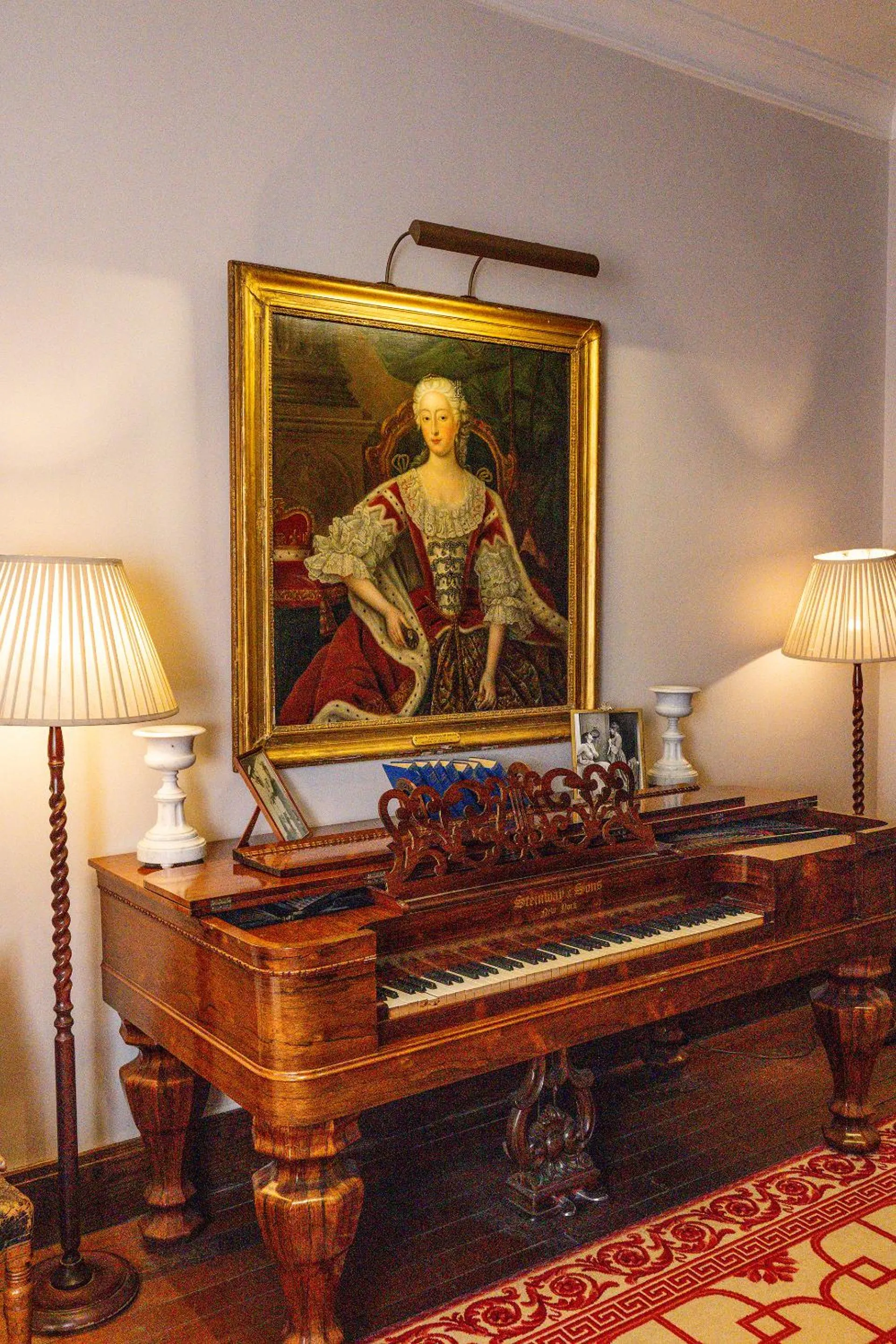 Property building in Llangoed Hall