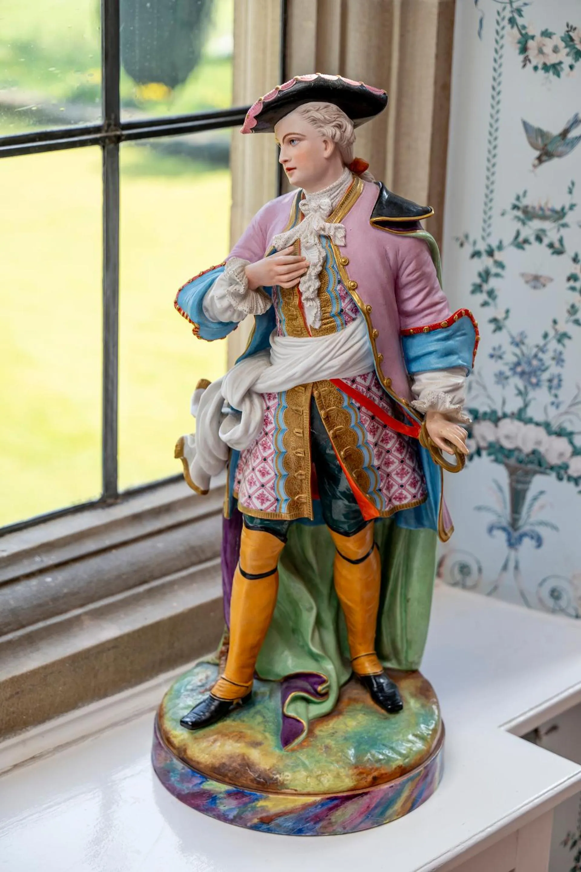 Decorative detail in Llangoed Hall